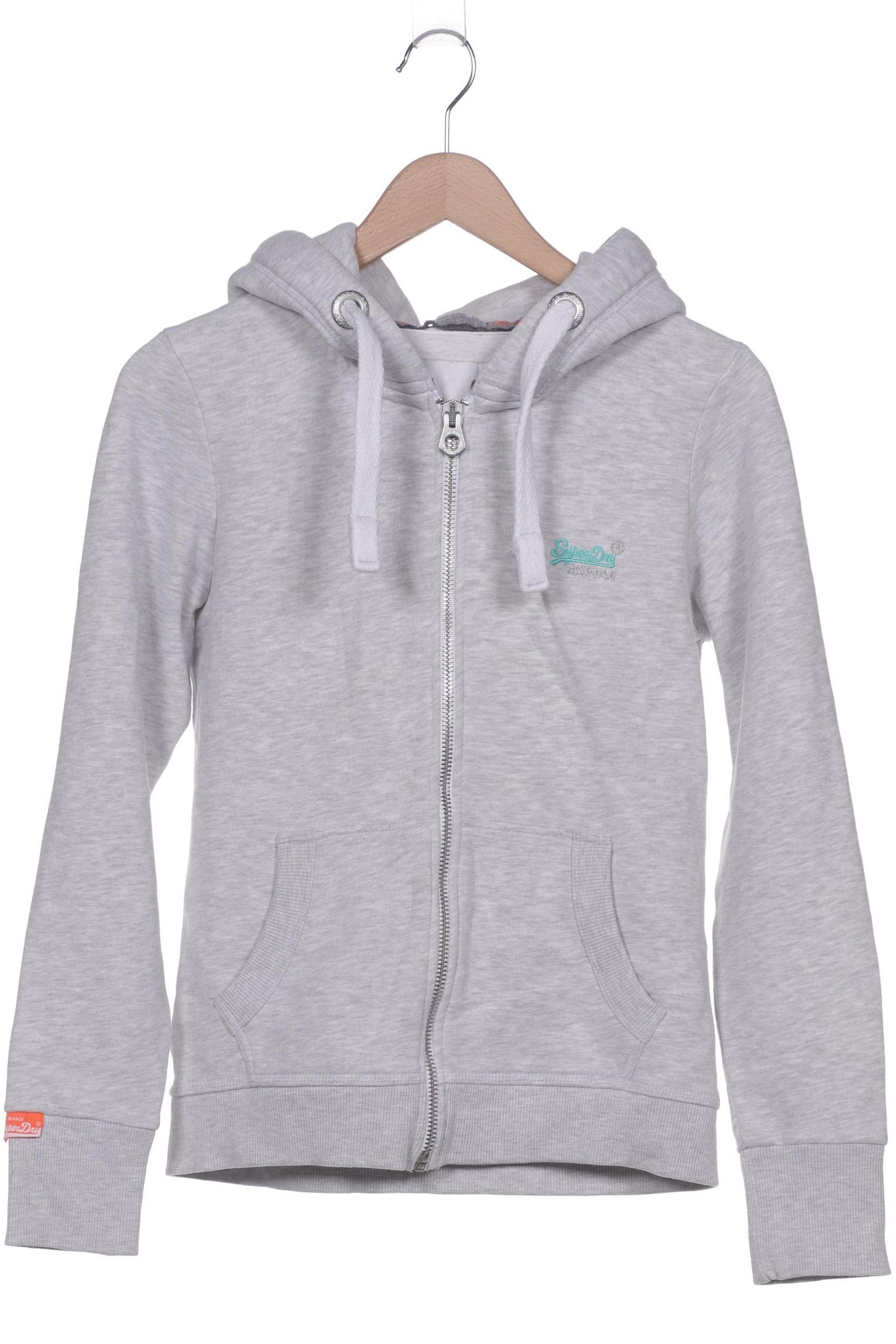 

Superdry Damen Kapuzenpullover, grau, Gr. 38