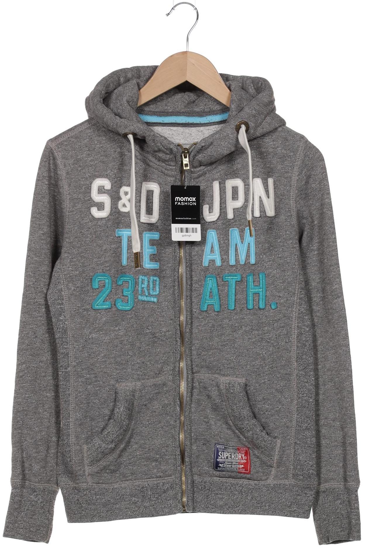 

Superdry Damen Kapuzenpullover, grau, Gr. 36