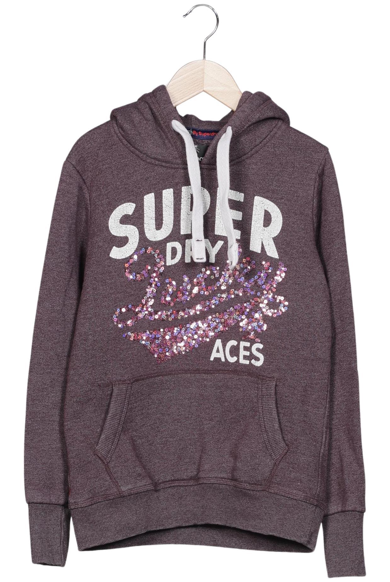 

Superdry Damen Kapuzenpullover, flieder, Gr. 38