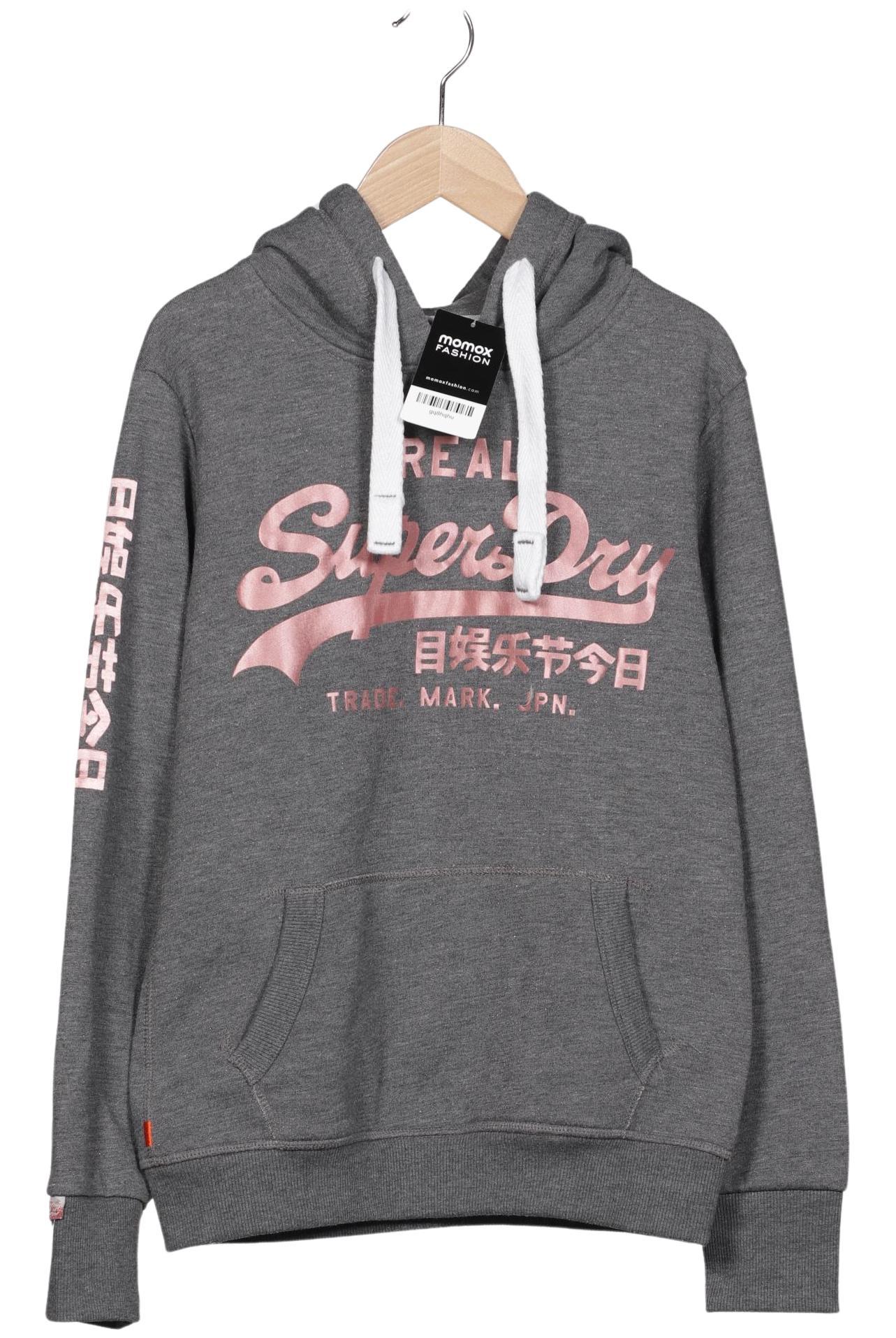 

Superdry Damen Kapuzenpullover, grau, Gr. 38