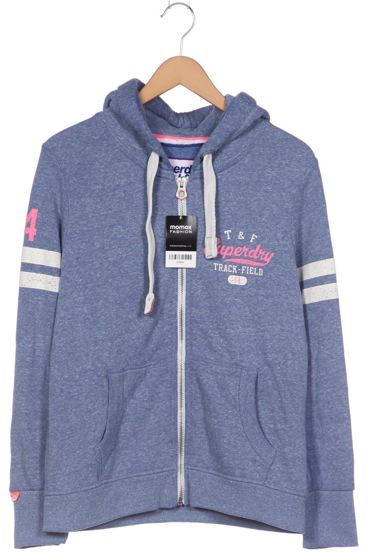 

Superdry Damen Kapuzenpullover, blau, Gr. 44