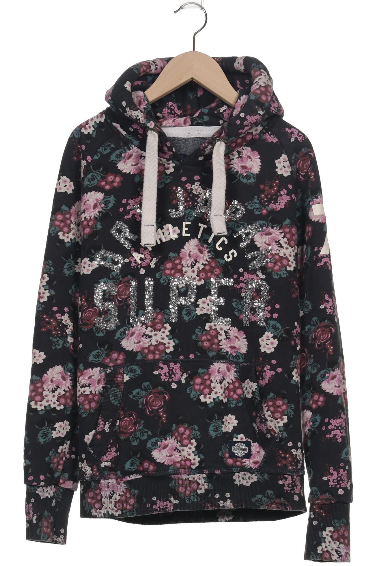 

Superdry Damen Kapuzenpullover, schwarz, Gr. 38