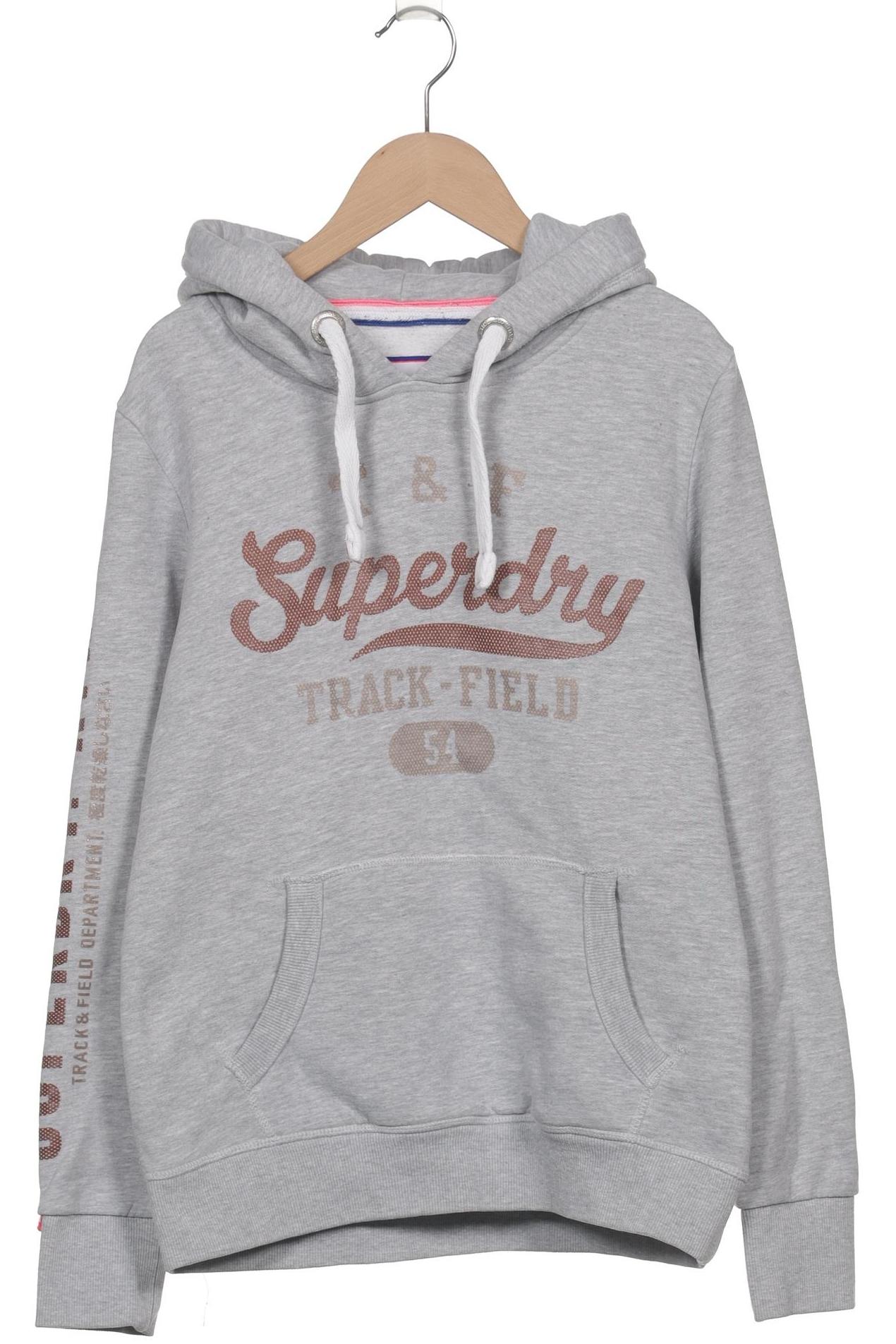 

Superdry Damen Kapuzenpullover, grau, Gr. 42