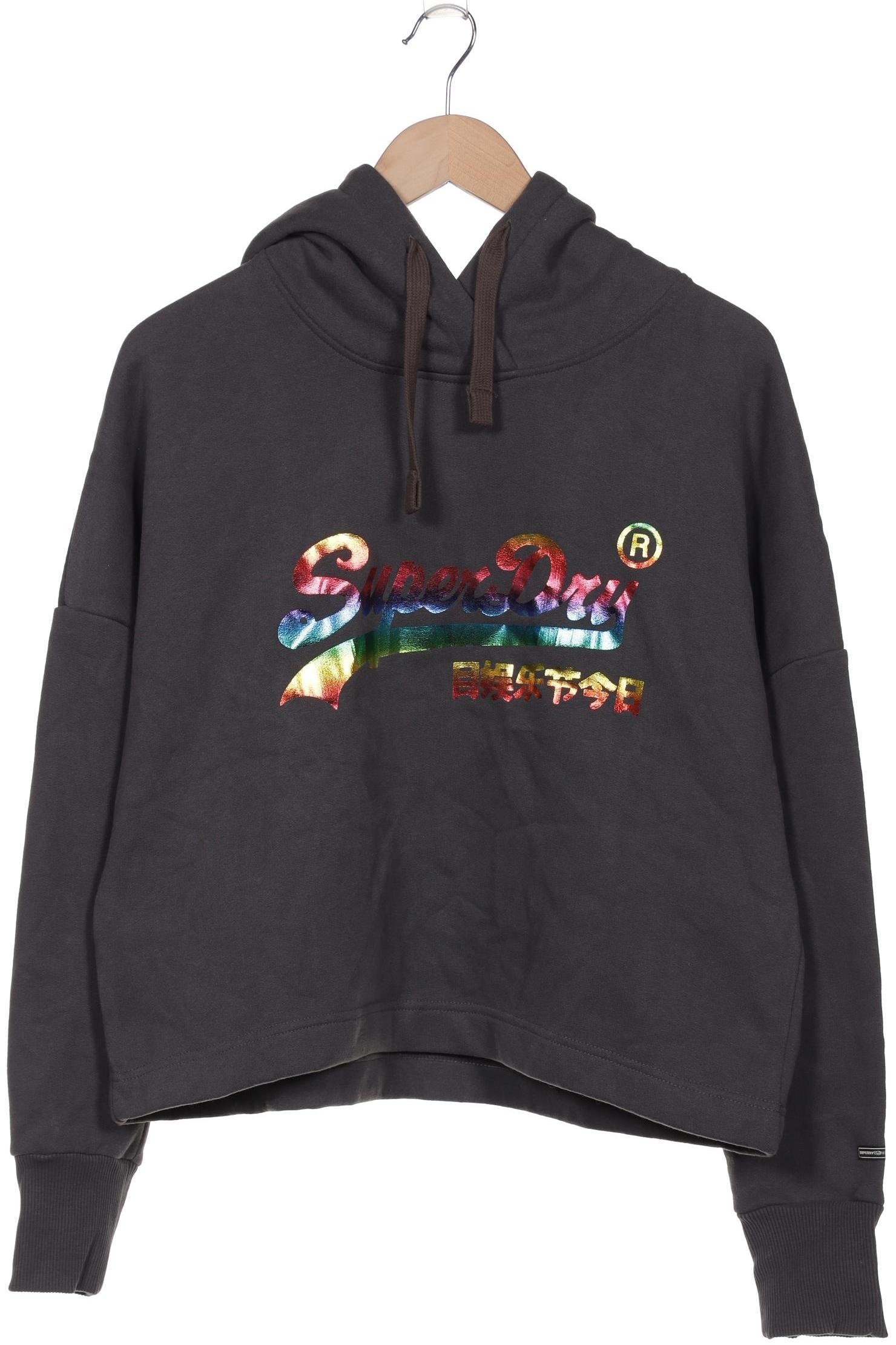 

Superdry Damen Kapuzenpullover, grau, Gr. 38