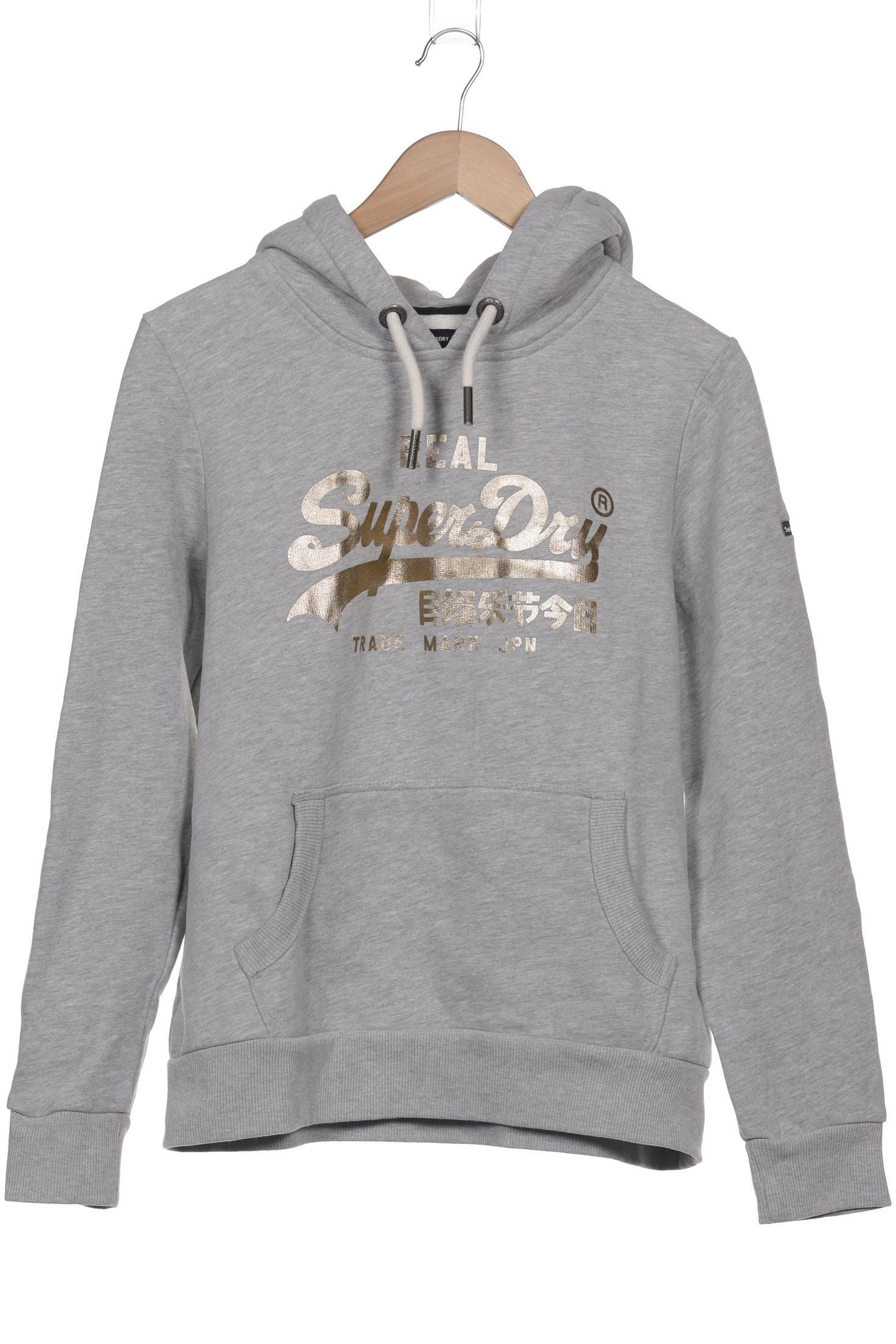 

Superdry Damen Kapuzenpullover, grau, Gr. 42