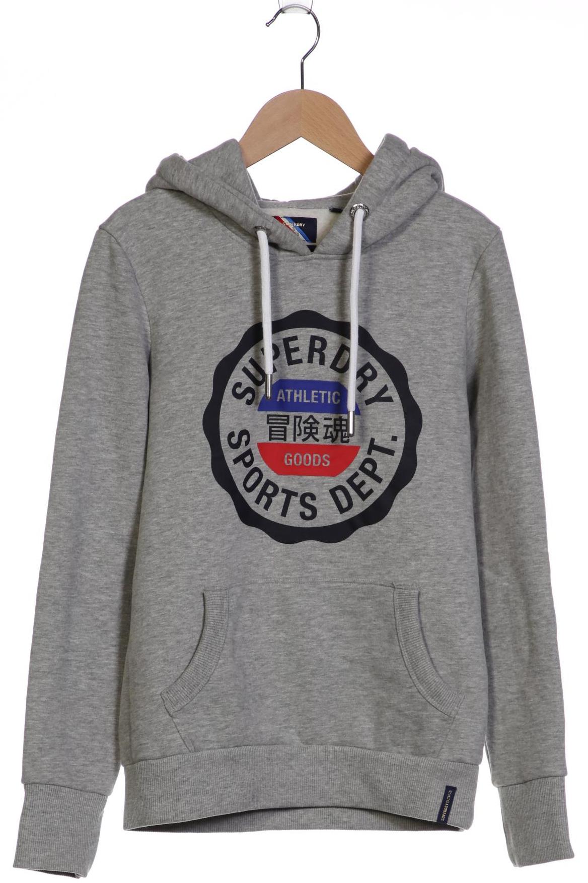 

Superdry Damen Kapuzenpullover, grau, Gr. 36