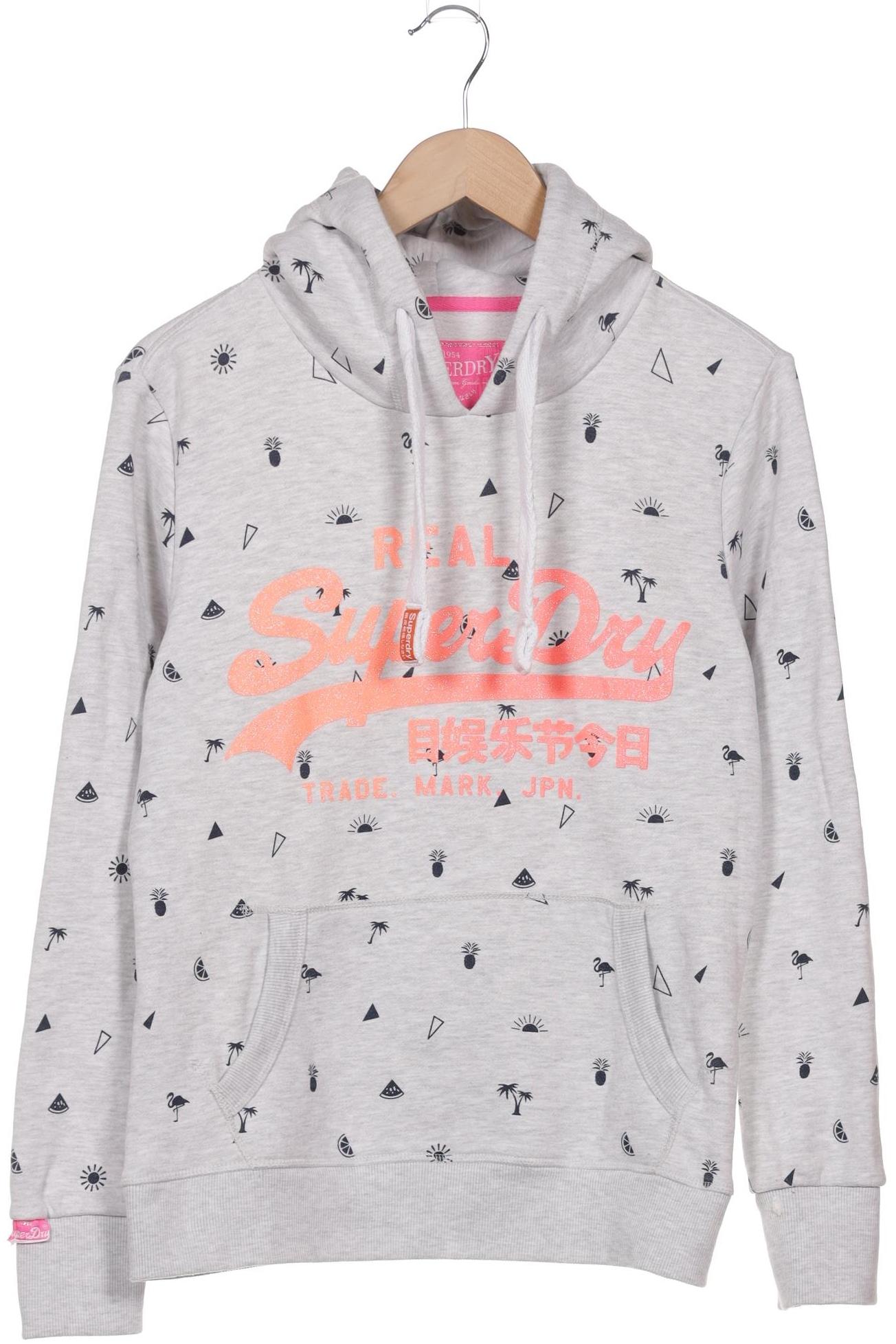 

Superdry Damen Kapuzenpullover, grau, Gr. 42