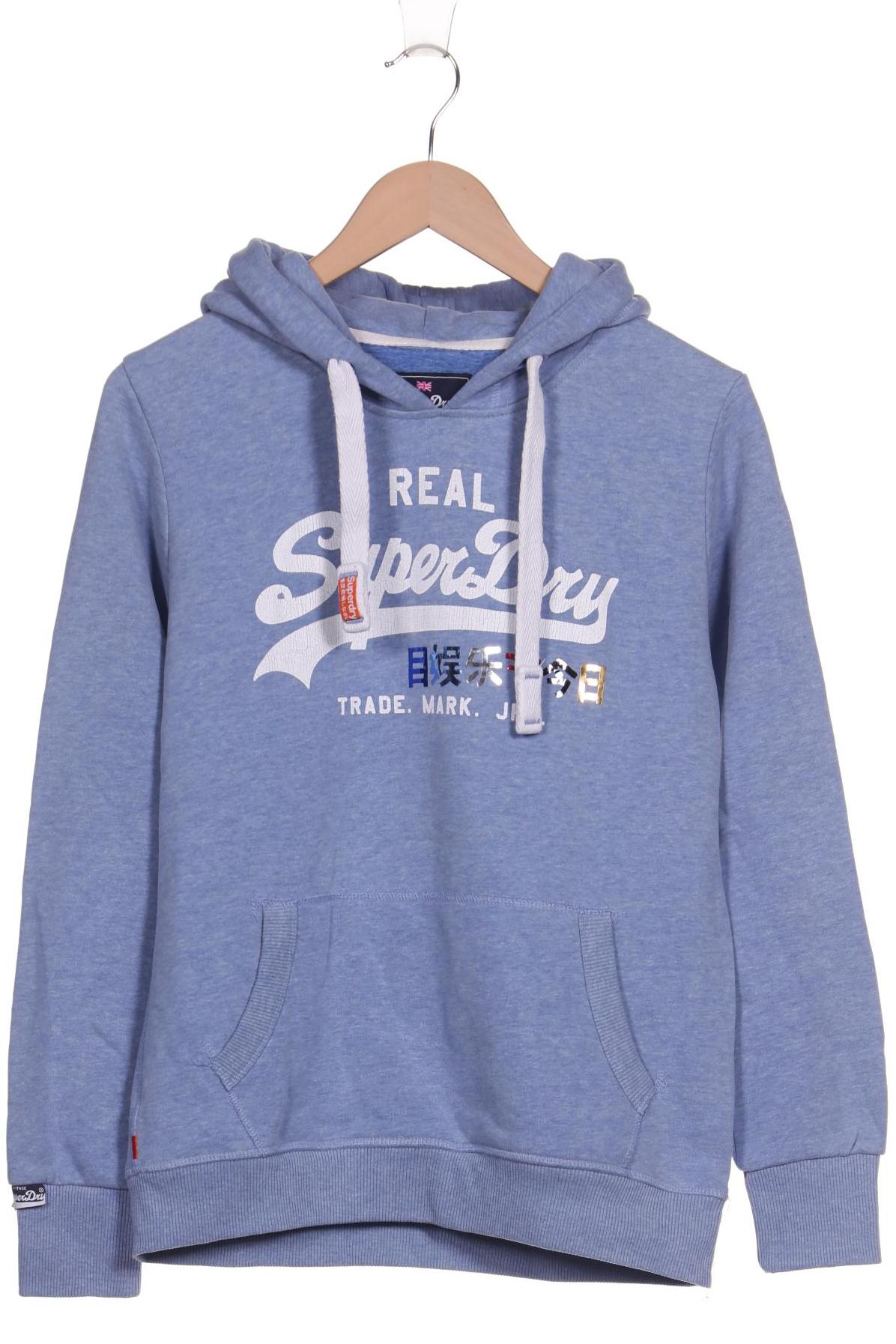 

Superdry Damen Kapuzenpullover, blau, Gr. 42