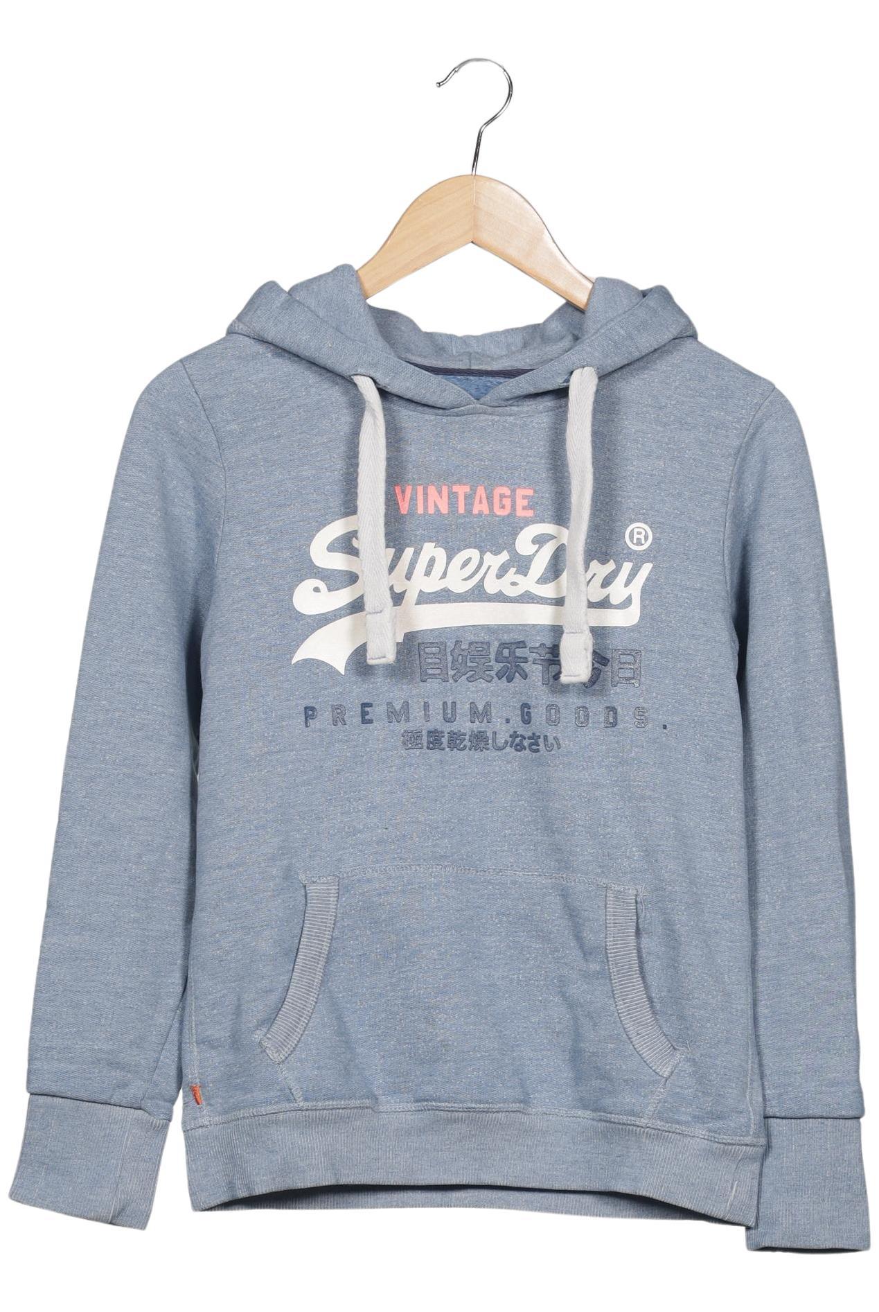 

Superdry Damen Kapuzenpullover, hellblau, Gr. 36