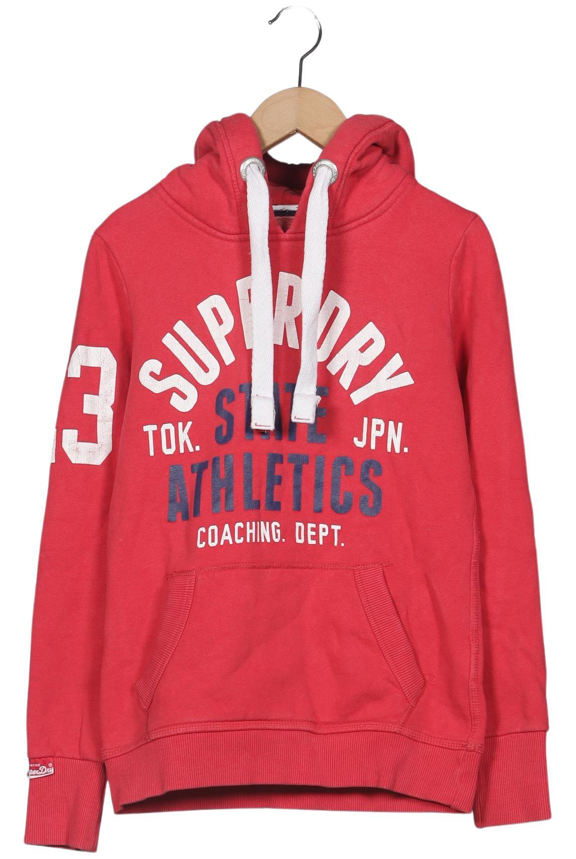 

Superdry Damen Kapuzenpullover, rot, Gr. 34