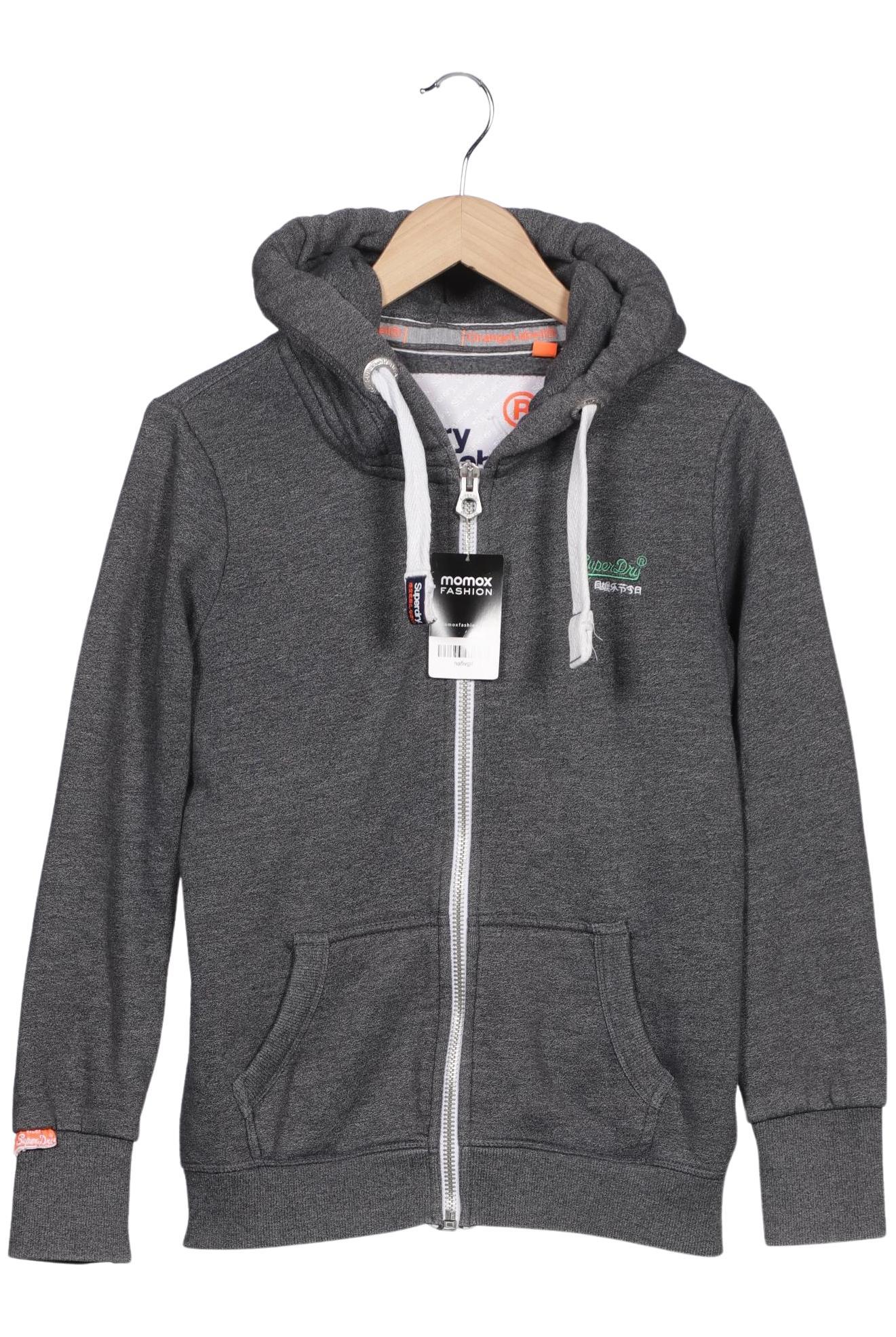 

Superdry Damen Kapuzenpullover, grau, Gr. 38