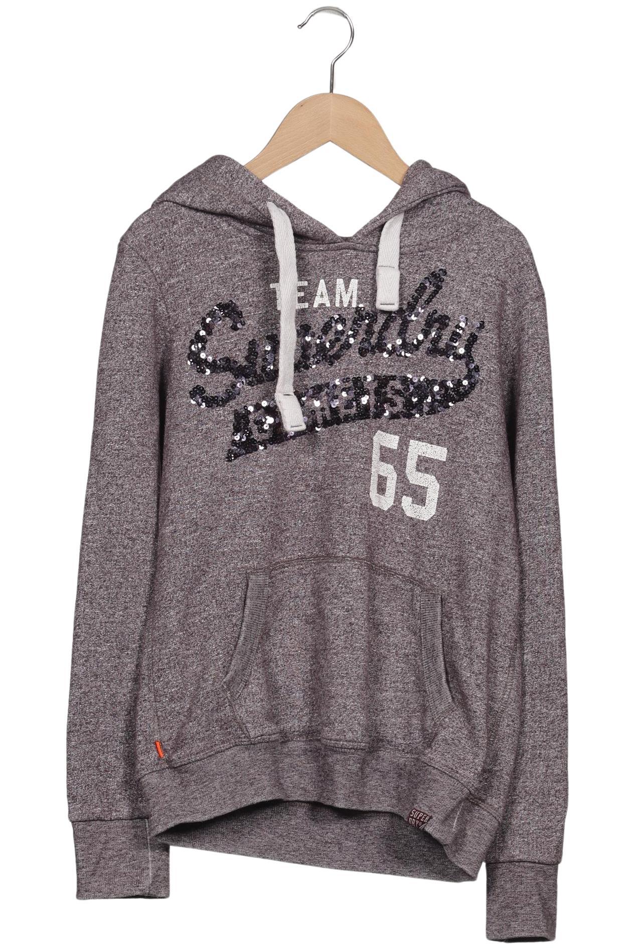 

Superdry Damen Kapuzenpullover, grau, Gr. 36