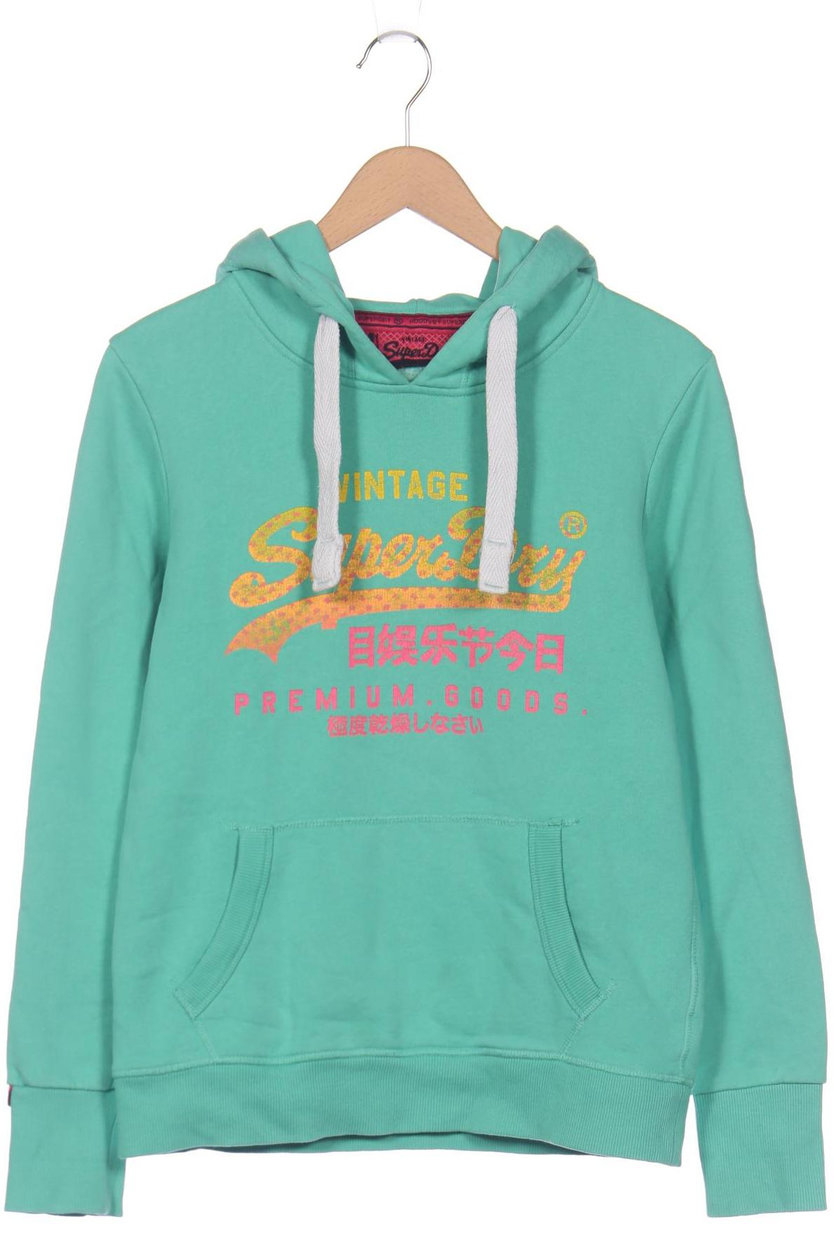 

Superdry Damen Kapuzenpullover, grün, Gr. 38