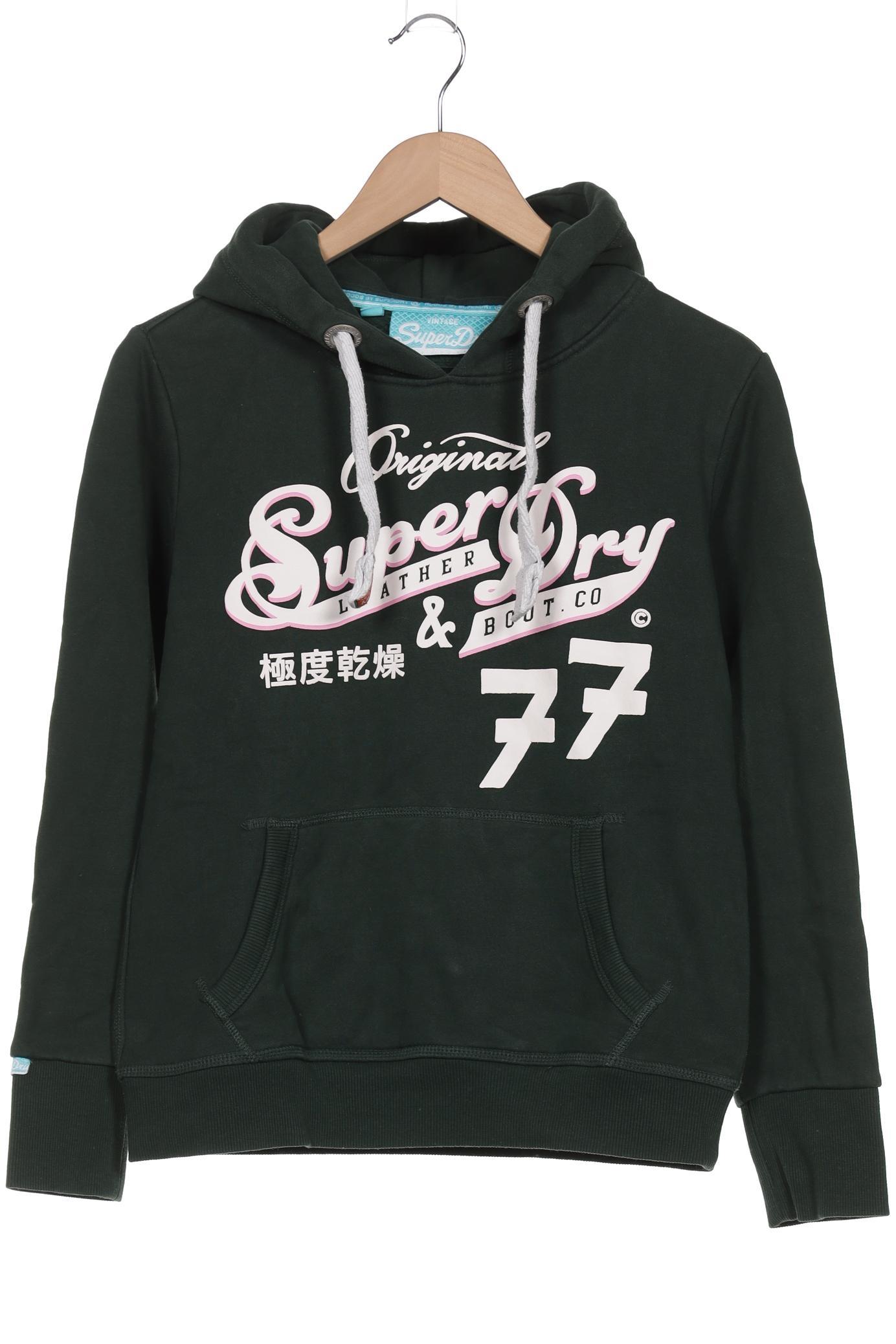 

Superdry Damen Kapuzenpullover, grün, Gr. 38