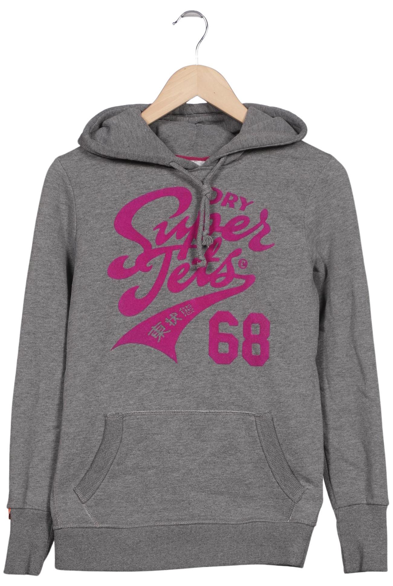 

Superdry Damen Kapuzenpullover, grau, Gr. 36