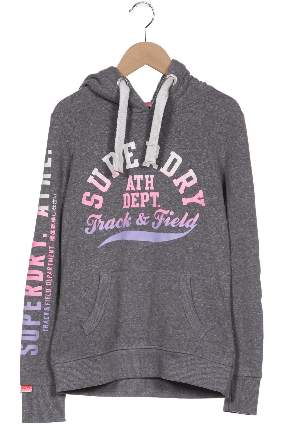 

Superdry Damen Kapuzenpullover, grau, Gr. 38