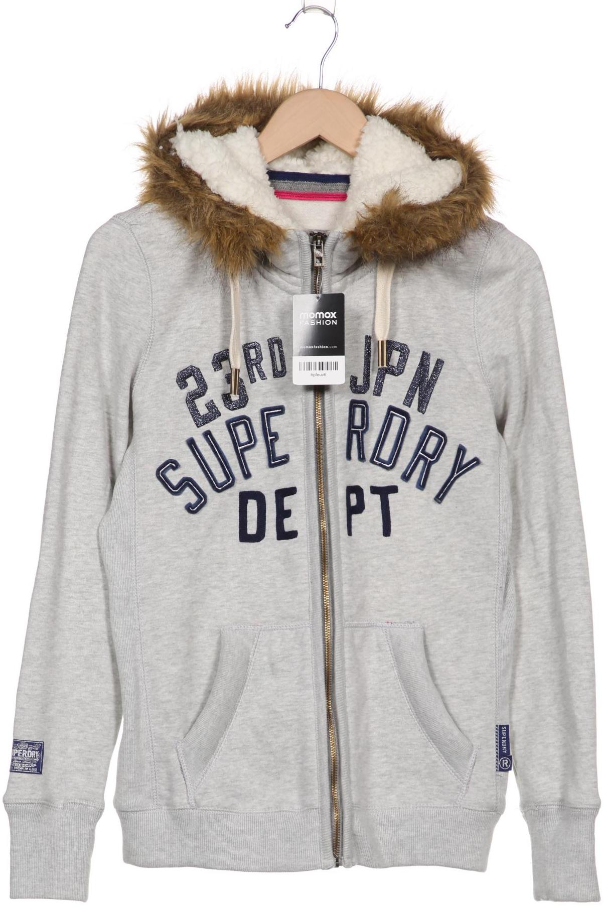 

Superdry Damen Kapuzenpullover, grau