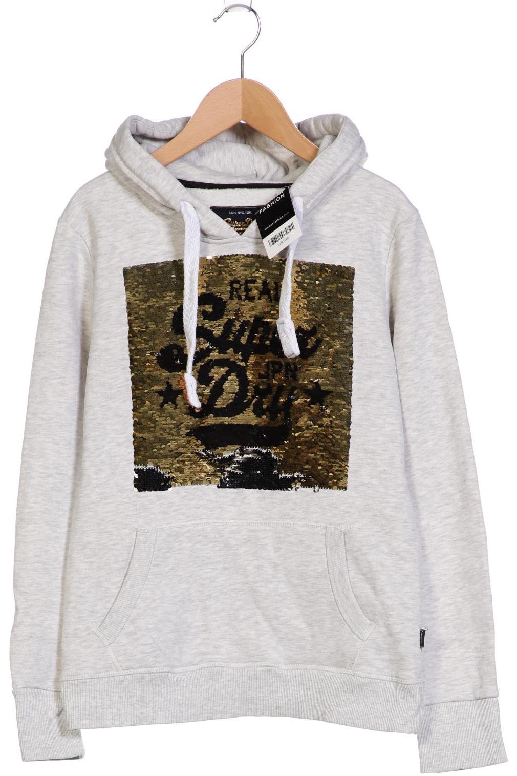 

Superdry Damen Kapuzenpullover, grau, Gr. 38