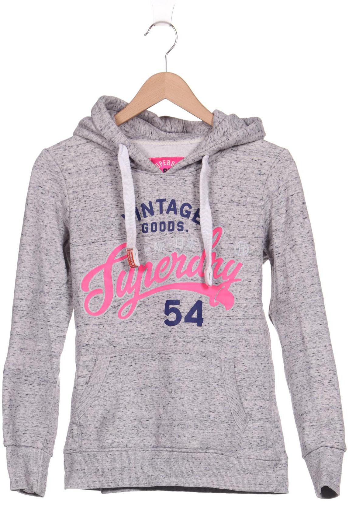 

Superdry Damen Kapuzenpullover, grau