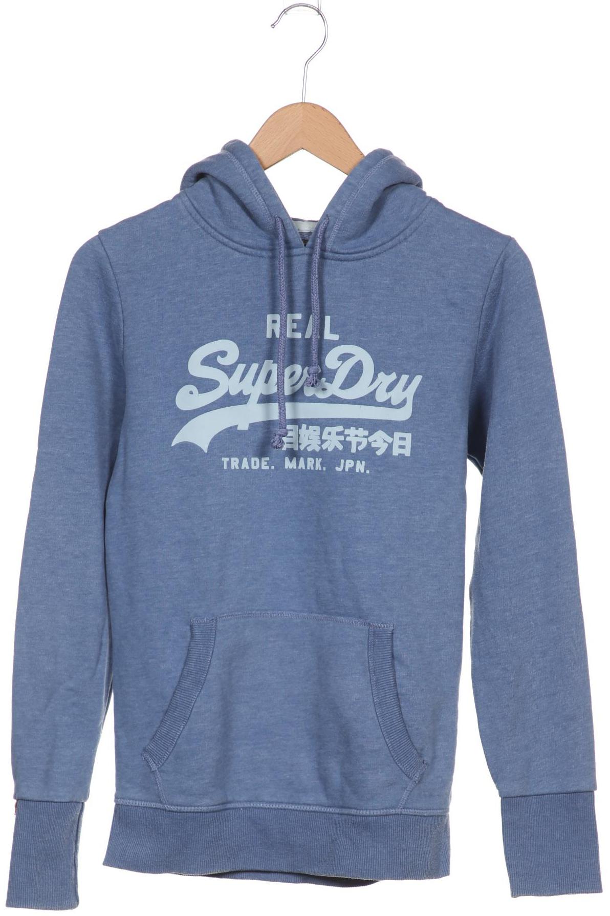 

Superdry Damen Kapuzenpullover, blau, Gr. 36