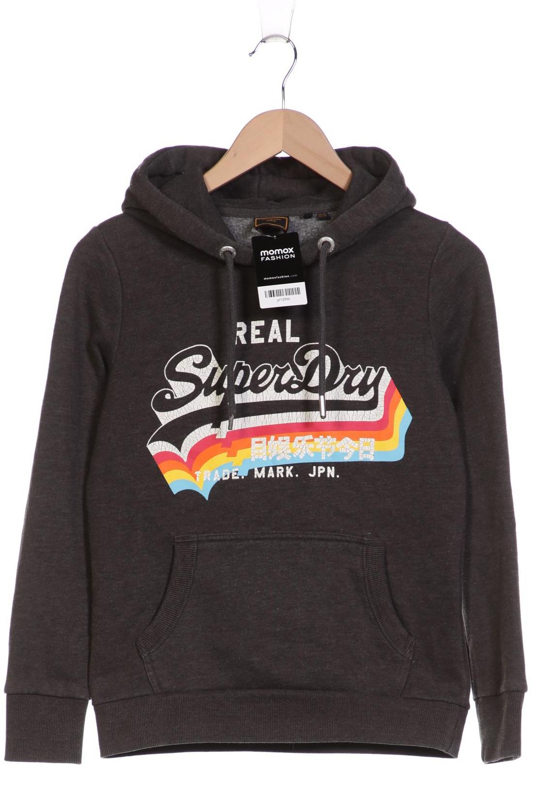 

Superdry Damen Kapuzenpullover, grau, Gr. 38