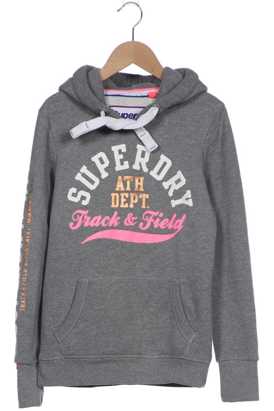 

Superdry Damen Kapuzenpullover, grau, Gr. 36