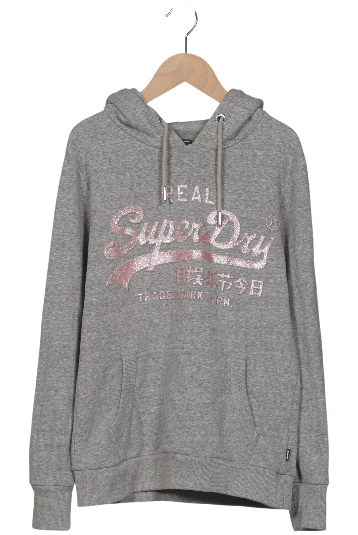 

Superdry Damen Kapuzenpullover, grau, Gr. 40