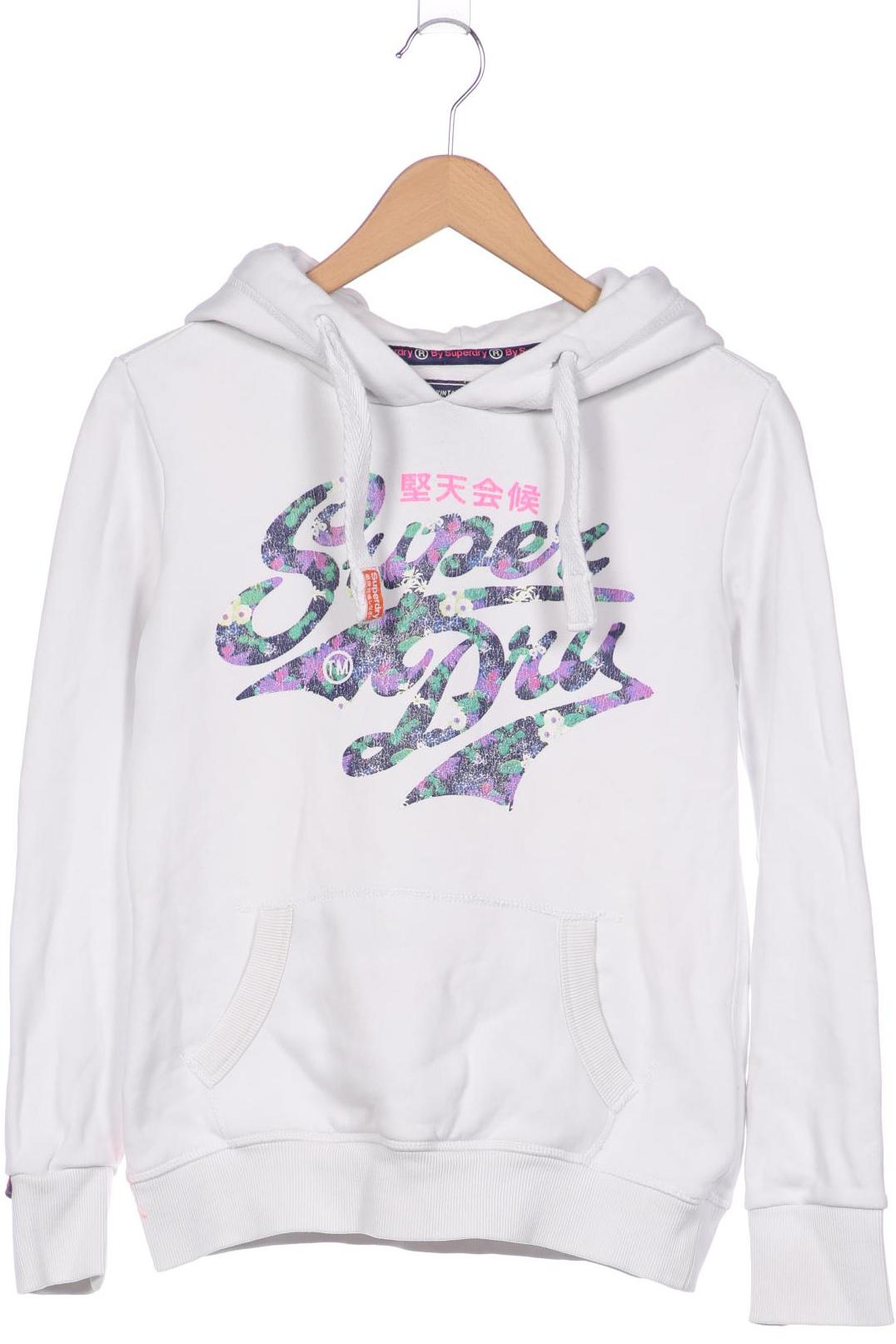 

Superdry Damen Kapuzenpullover, weiß, Gr. 38