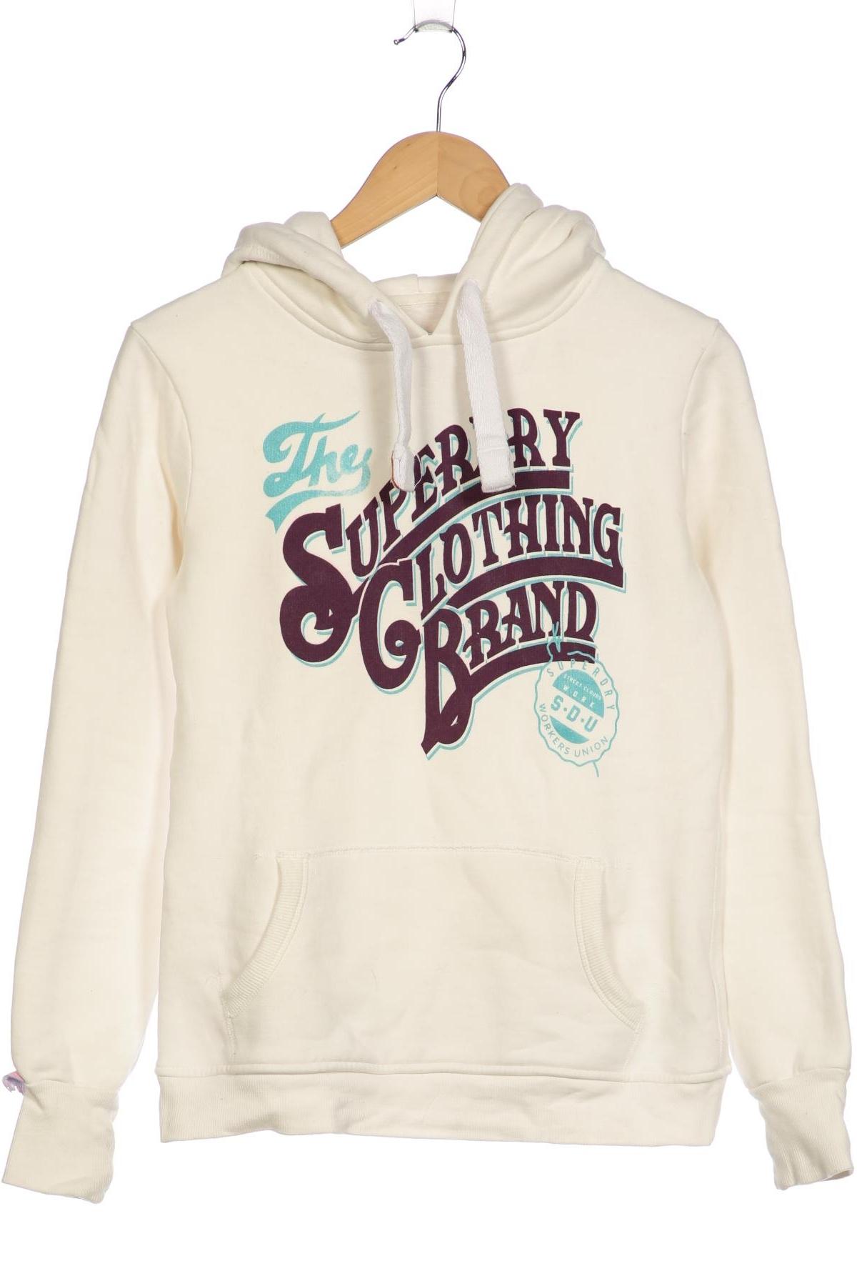 

Superdry Damen Kapuzenpullover, weiß, Gr. 42