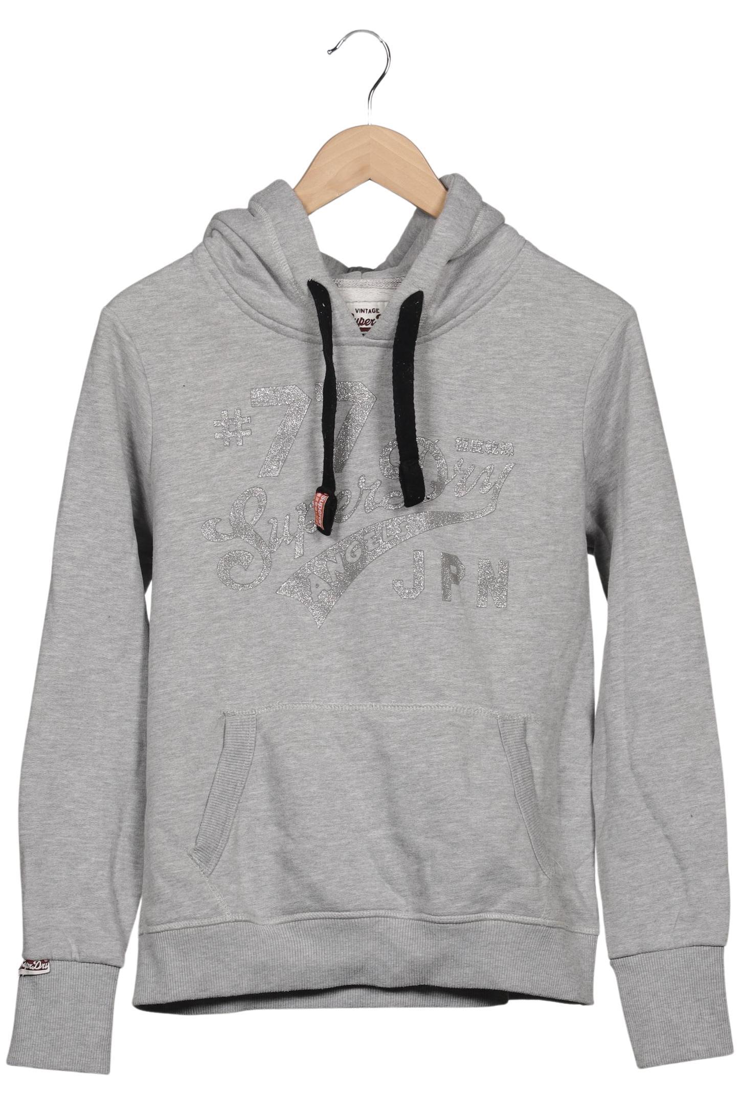 

Superdry Damen Kapuzenpullover, grau, Gr. 42