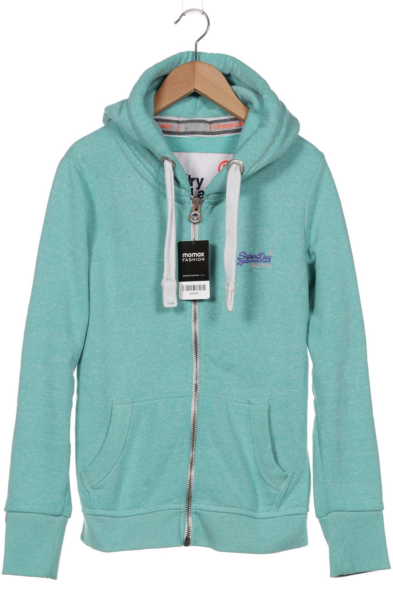 

Superdry Damen Kapuzenpullover, türkis, Gr. 38