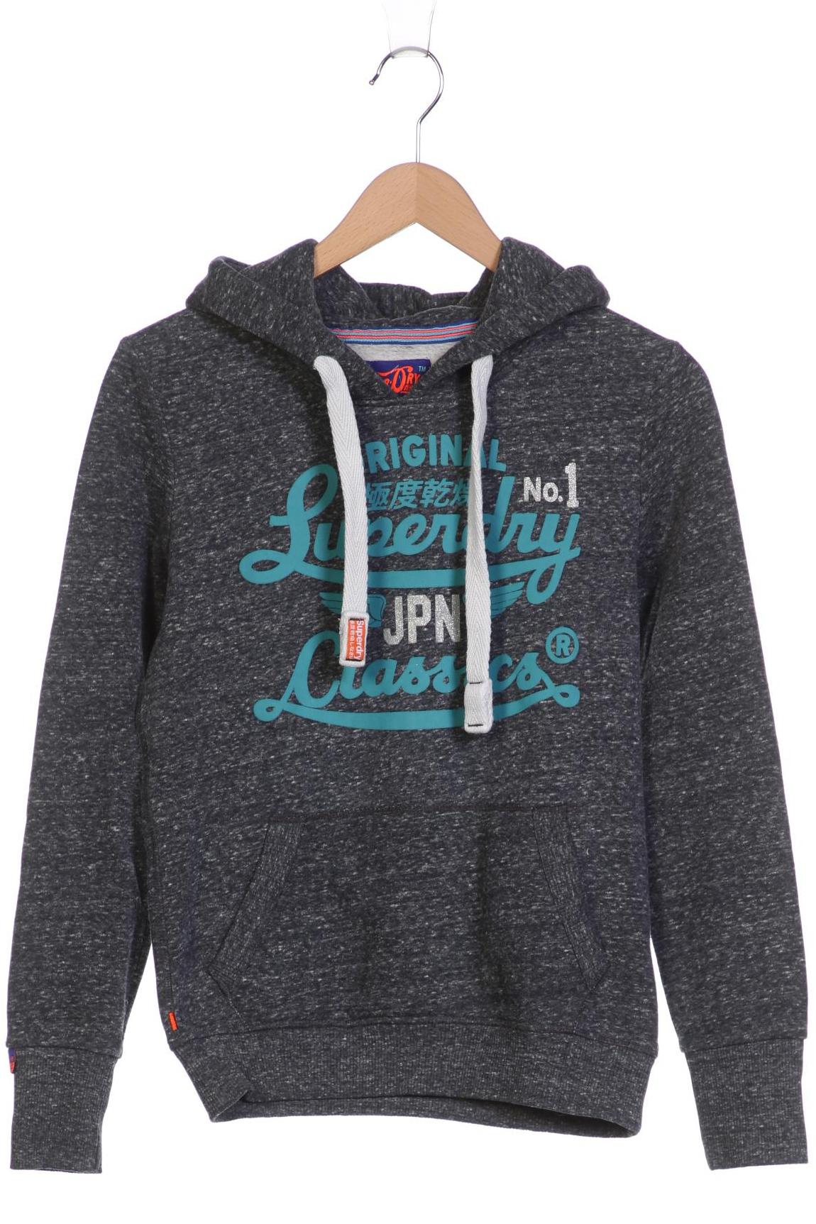 

Superdry Damen Kapuzenpullover, grau, Gr. 36