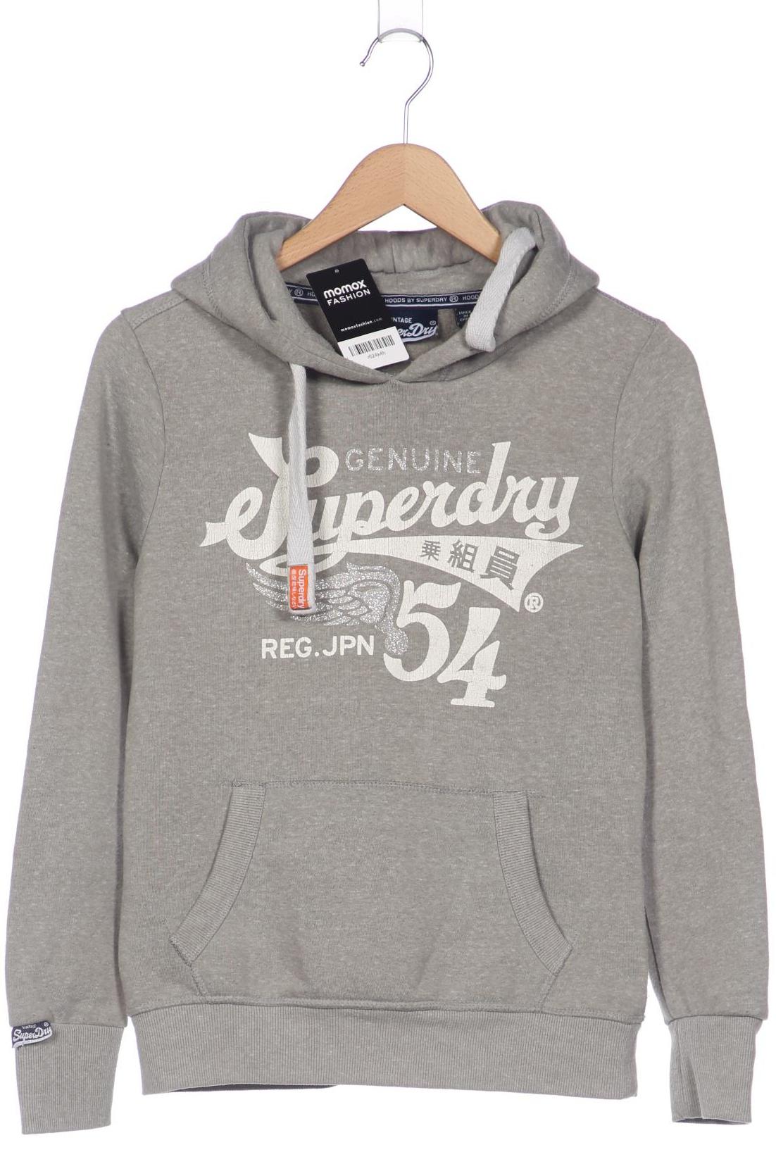 

Superdry Damen Kapuzenpullover, grau, Gr. 38