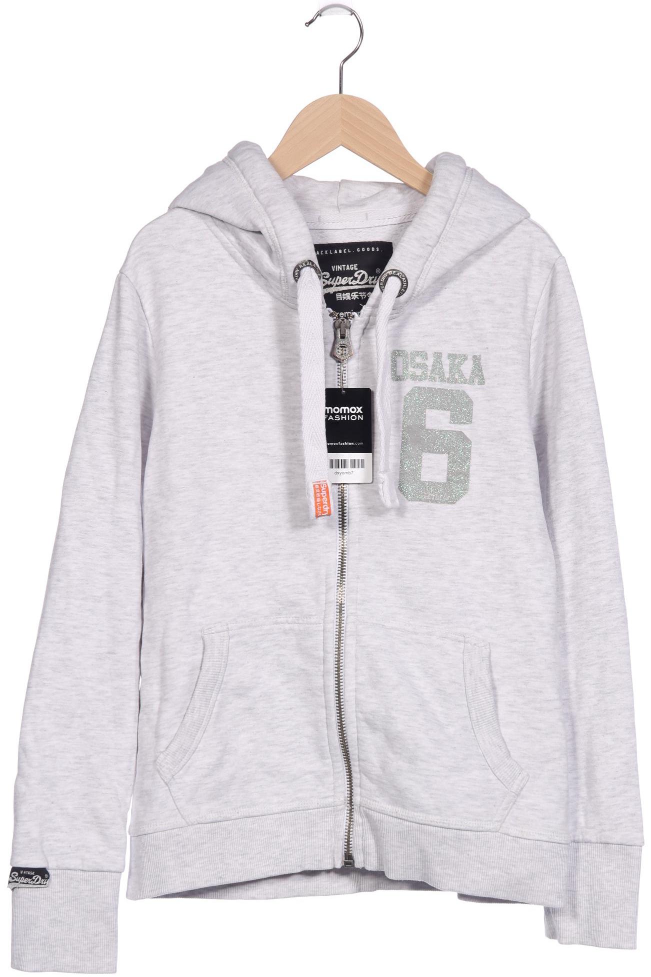 

Superdry Damen Kapuzenpullover, grau, Gr. 38