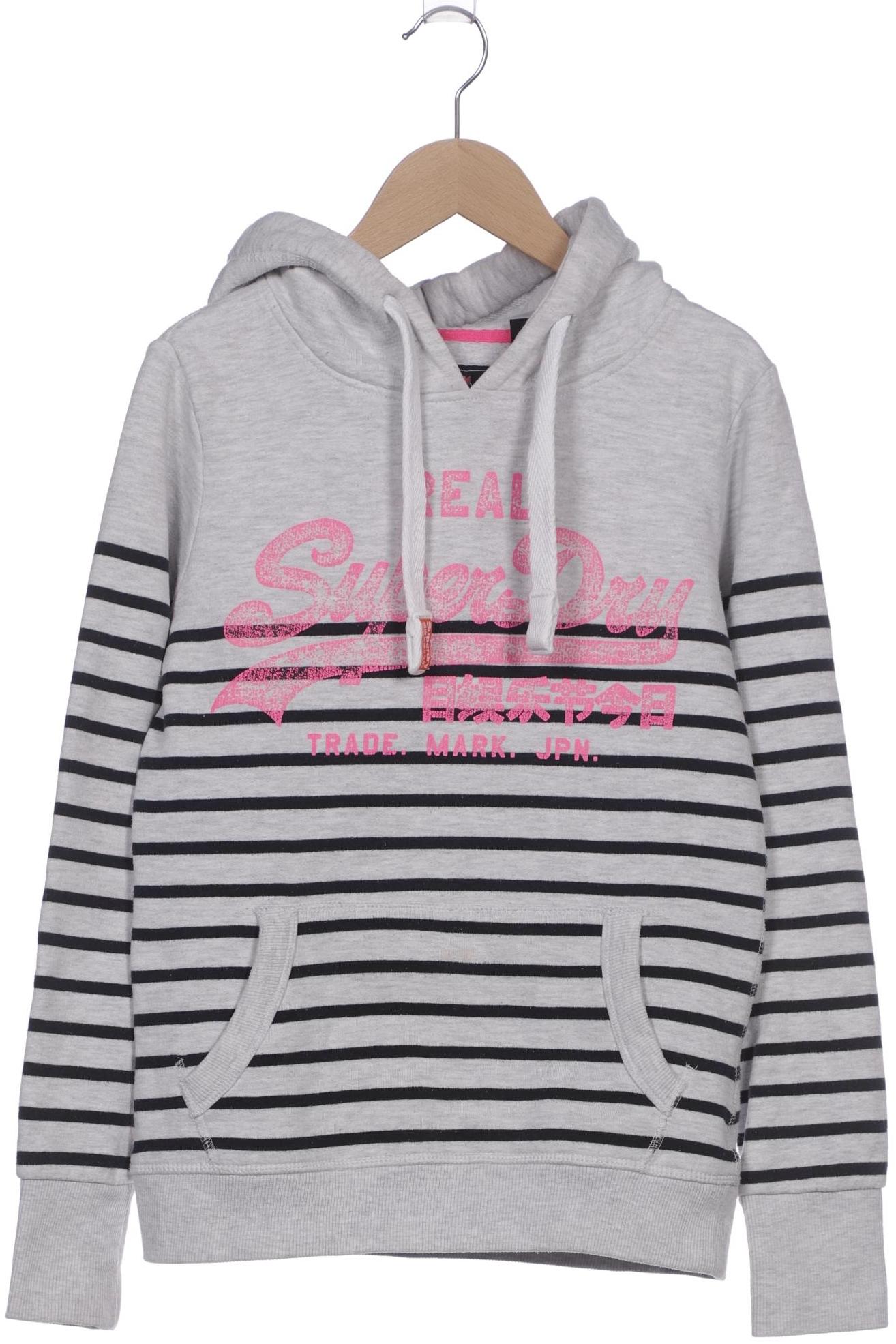 

Superdry Damen Kapuzenpullover, grau, Gr. 36