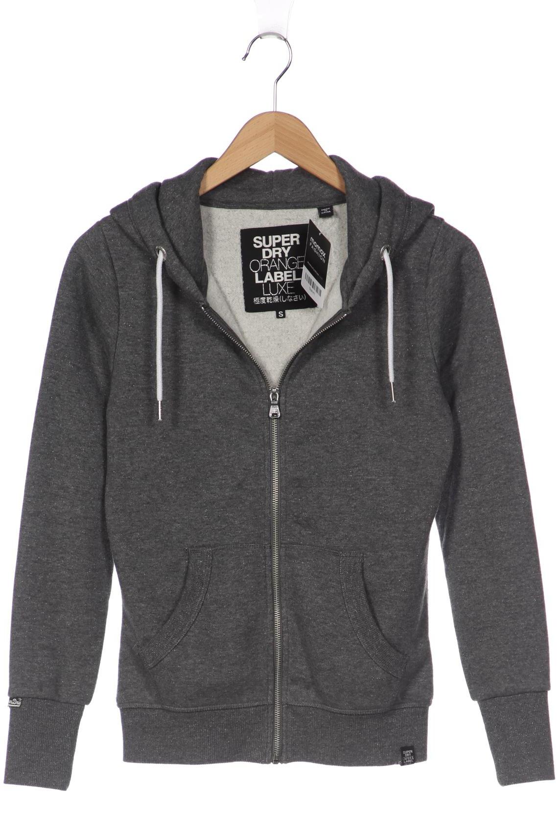 

Superdry Damen Kapuzenpullover, grau, Gr. 36