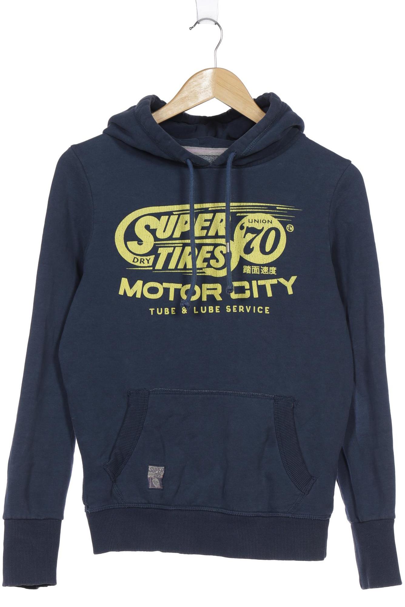 

Superdry Damen Kapuzenpullover, blau, Gr. 36