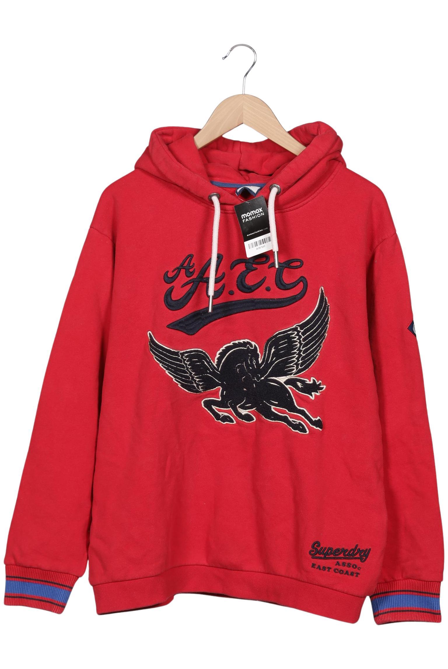 

Superdry Damen Kapuzenpullover, rot, Gr. 38