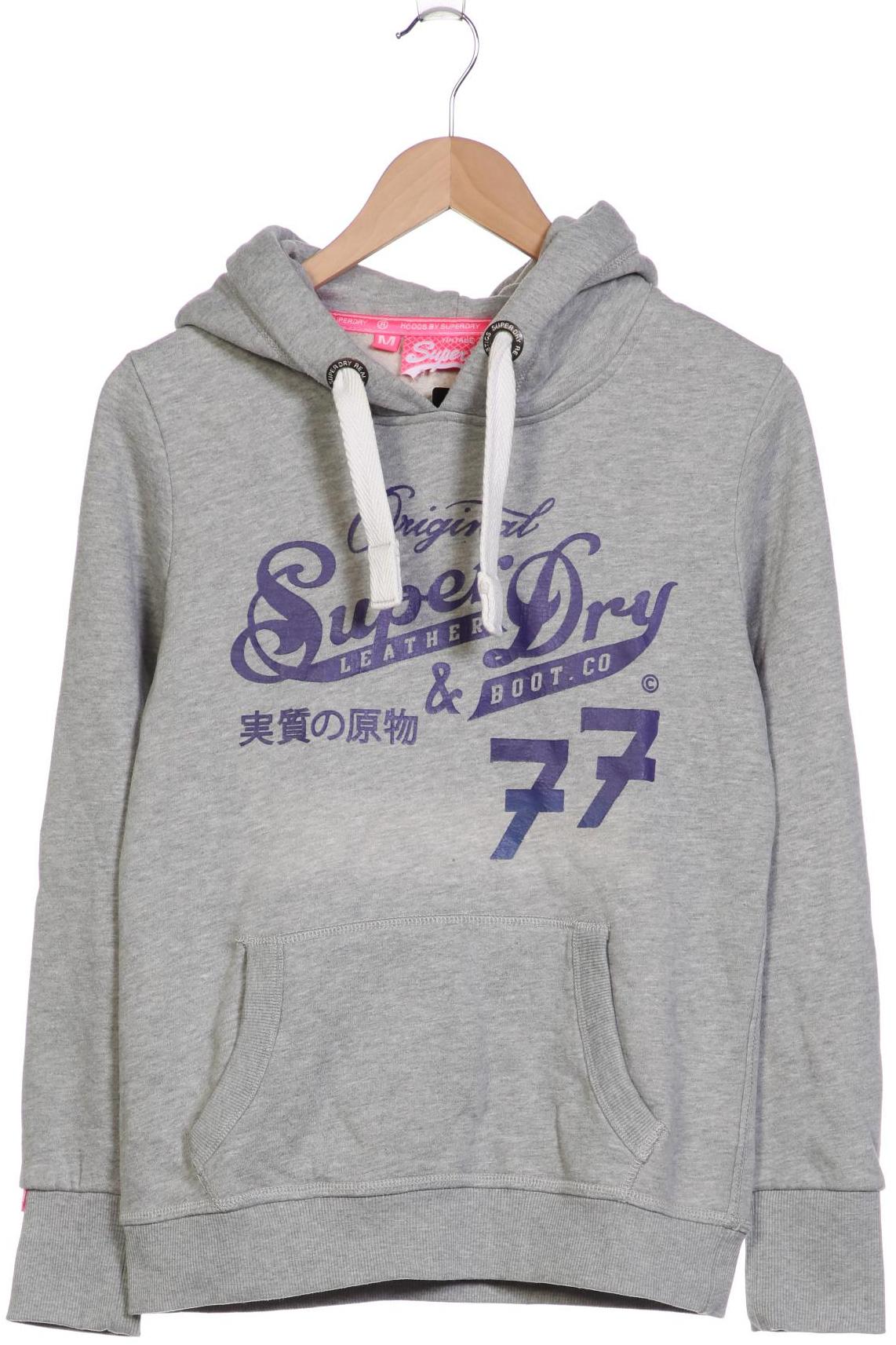 

Superdry Damen Kapuzenpullover, grau, Gr. 38