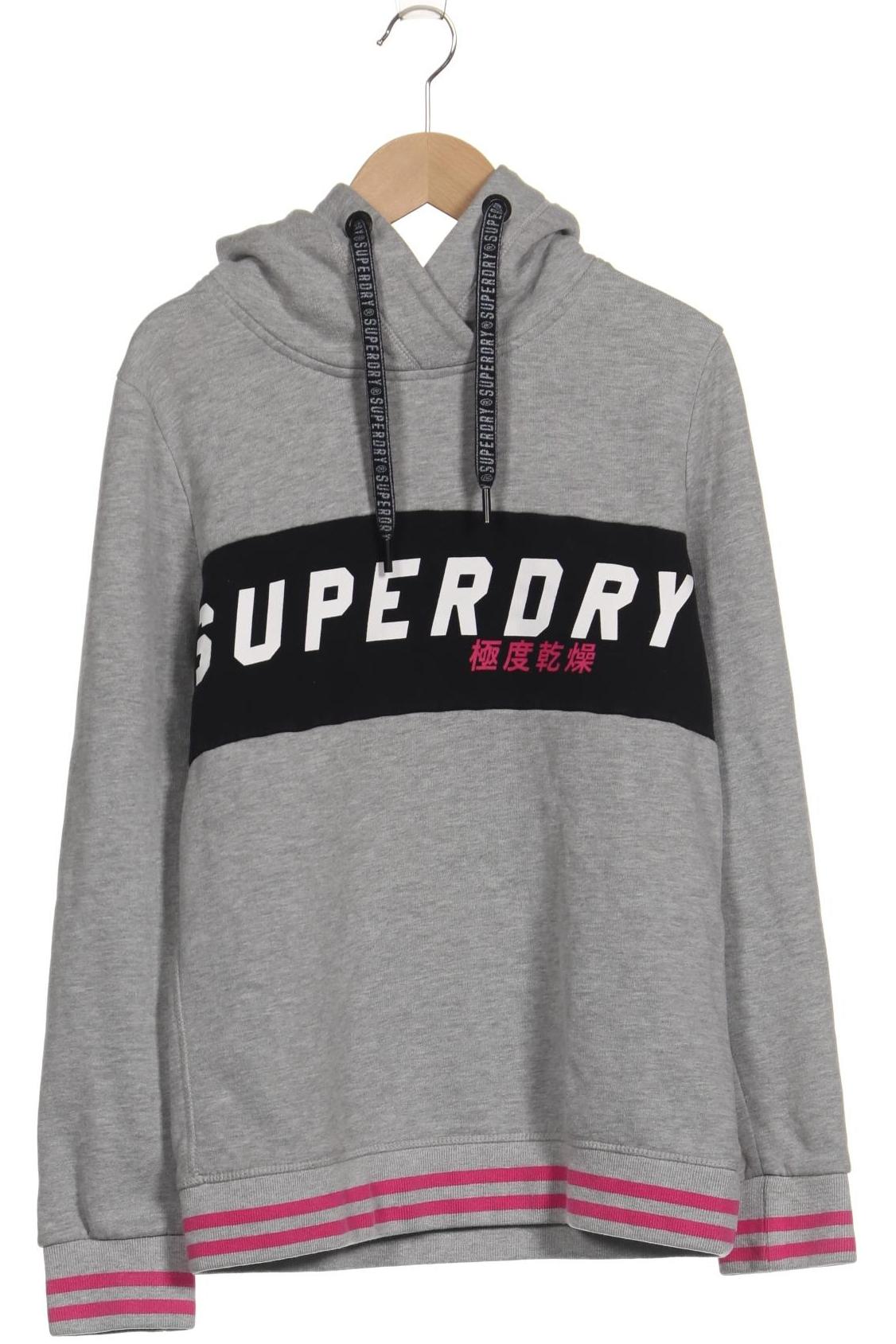 

Superdry Damen Kapuzenpullover, grau, Gr. 38
