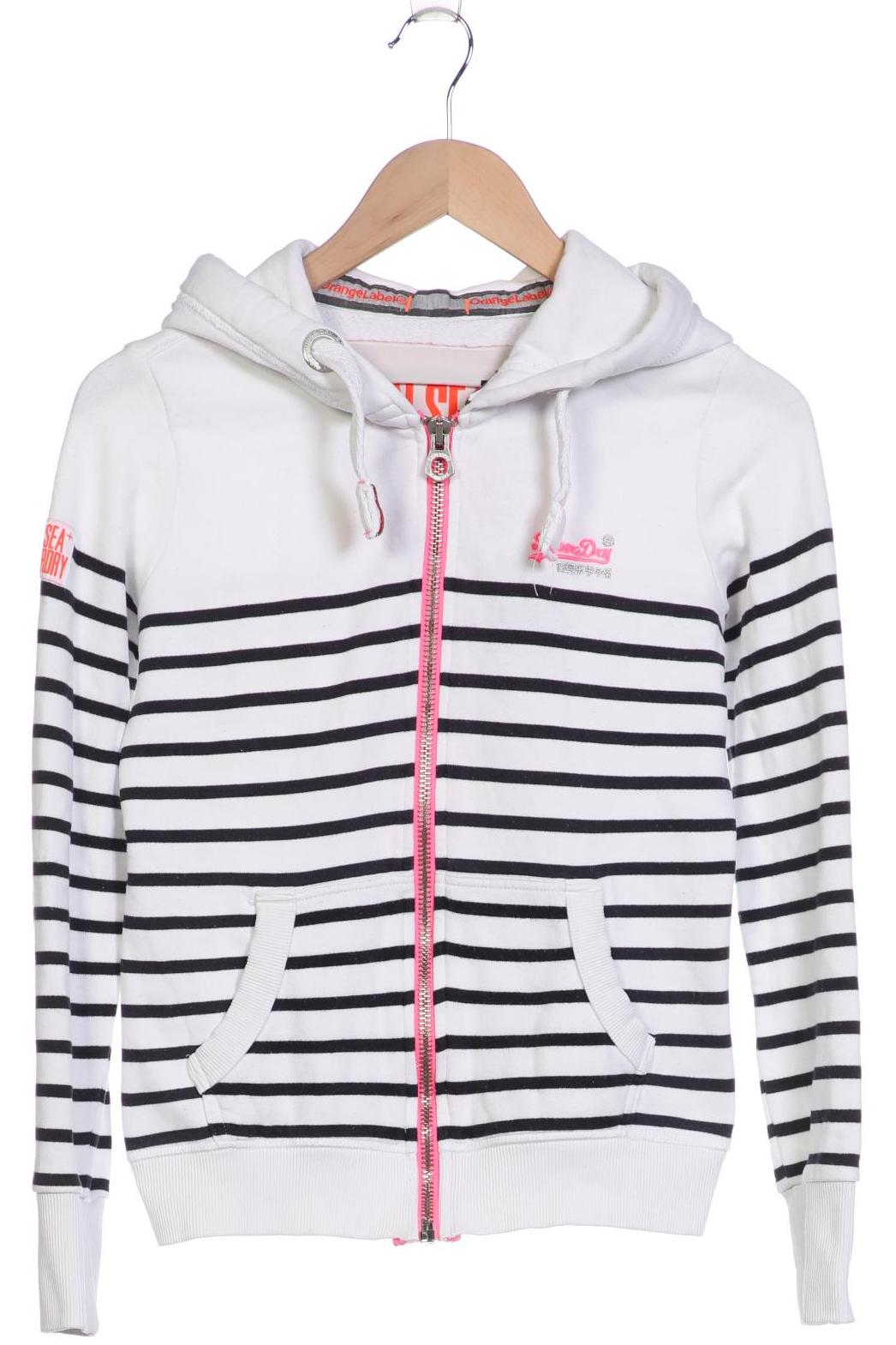 

Superdry Damen Kapuzenpullover, weiß, Gr. 34