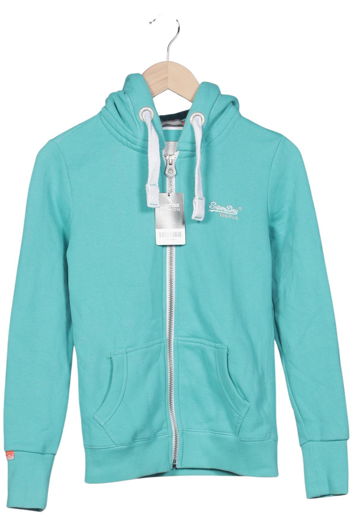 

Superdry Damen Kapuzenpullover, türkis, Gr. 34