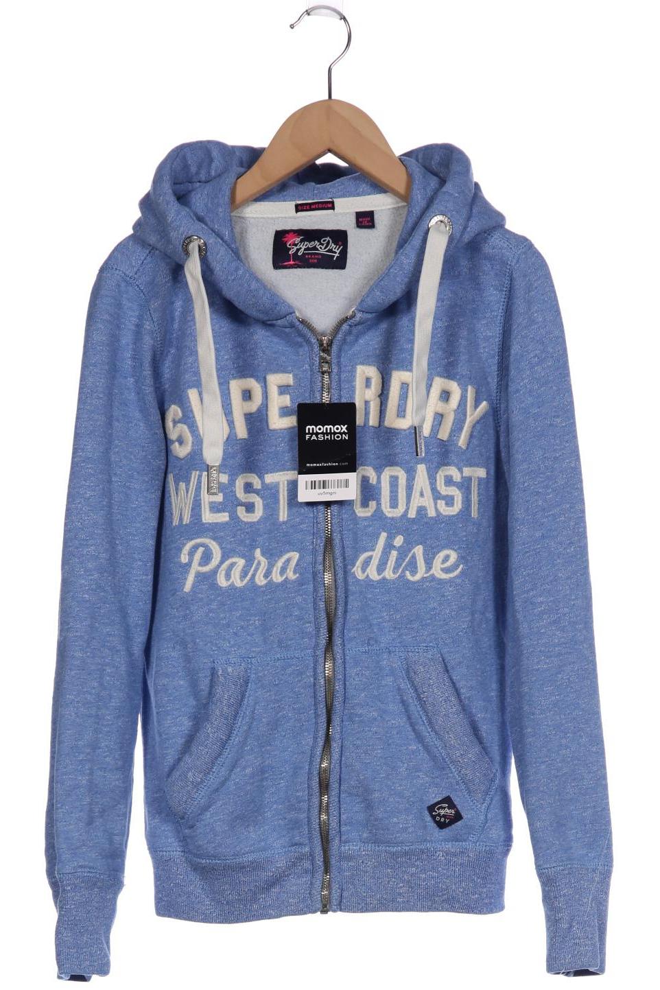 

Superdry Damen Kapuzenpullover, blau, Gr. 38