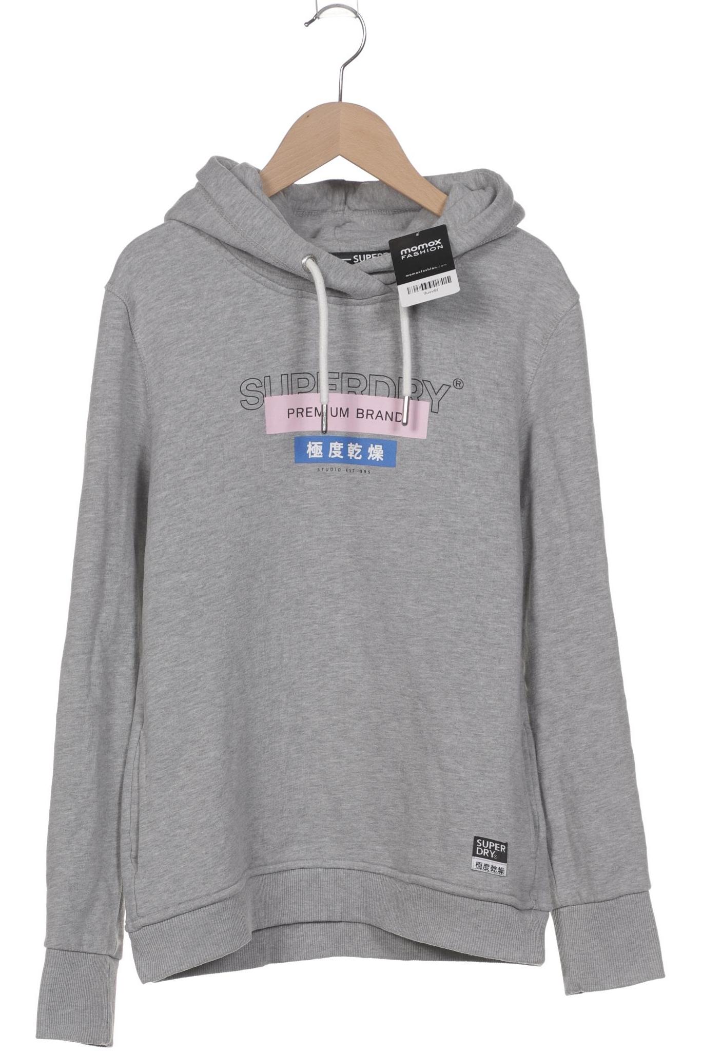 

Superdry Damen Kapuzenpullover, grau, Gr. 38