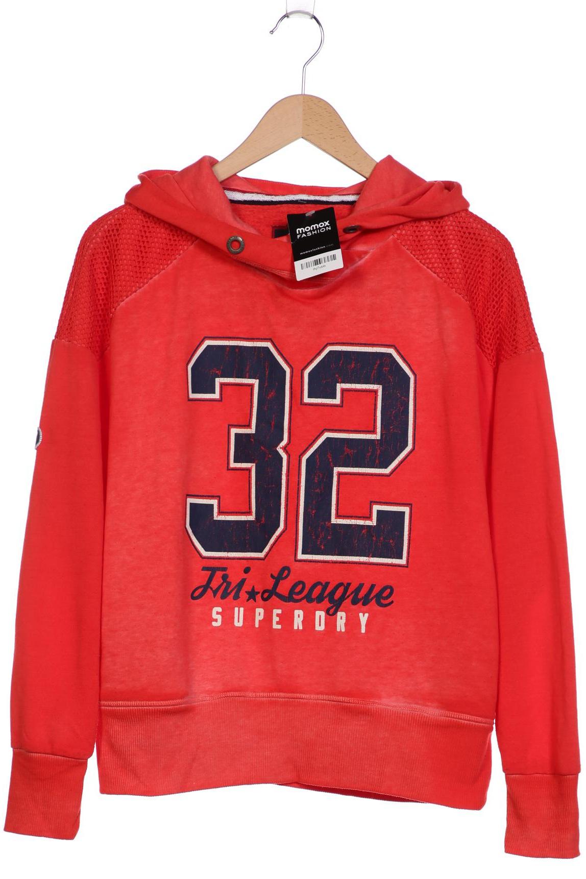 

Superdry Damen Kapuzenpullover, rot, Gr. 38