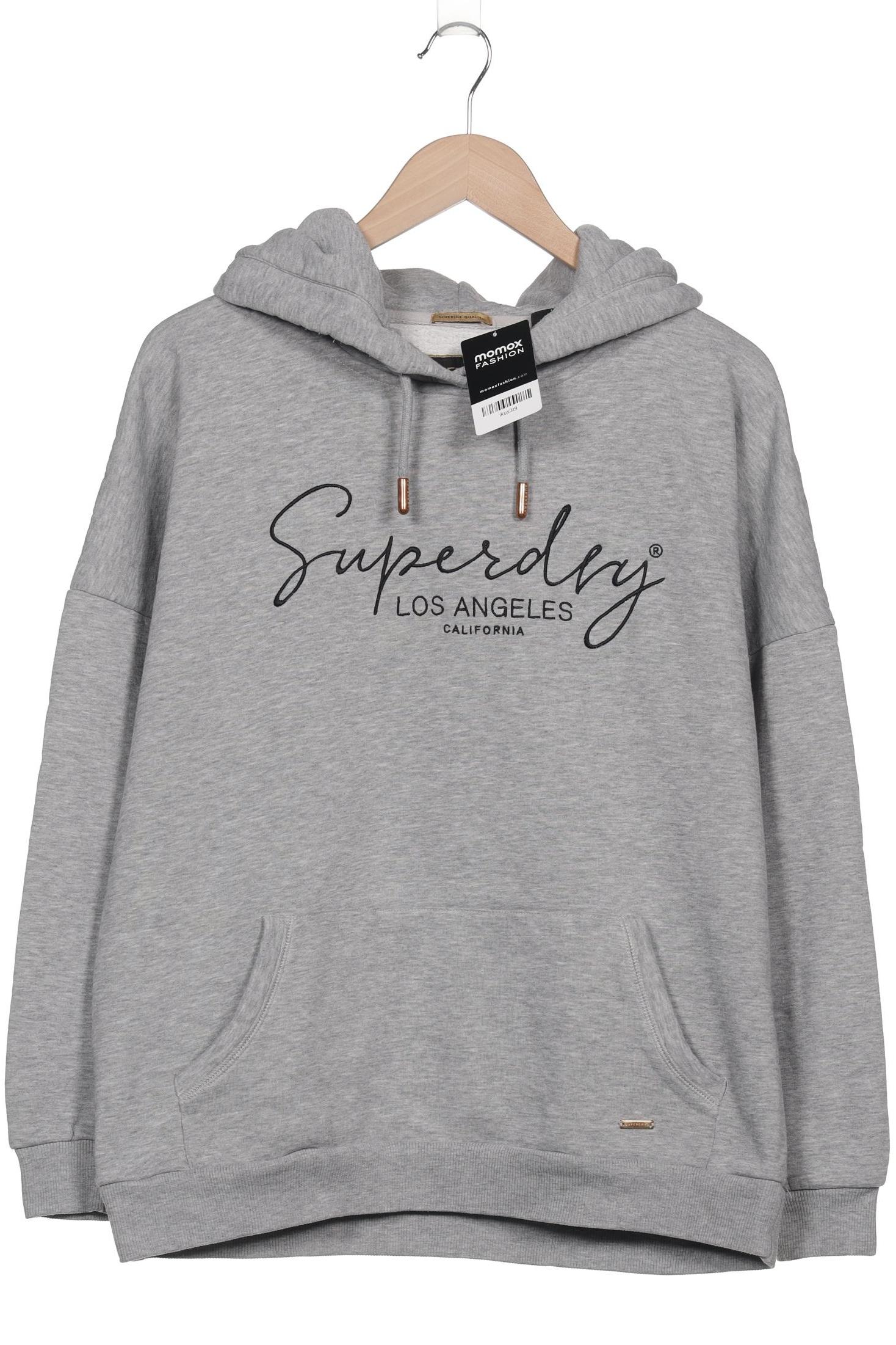 

Superdry Damen Kapuzenpullover, grau, Gr. 42
