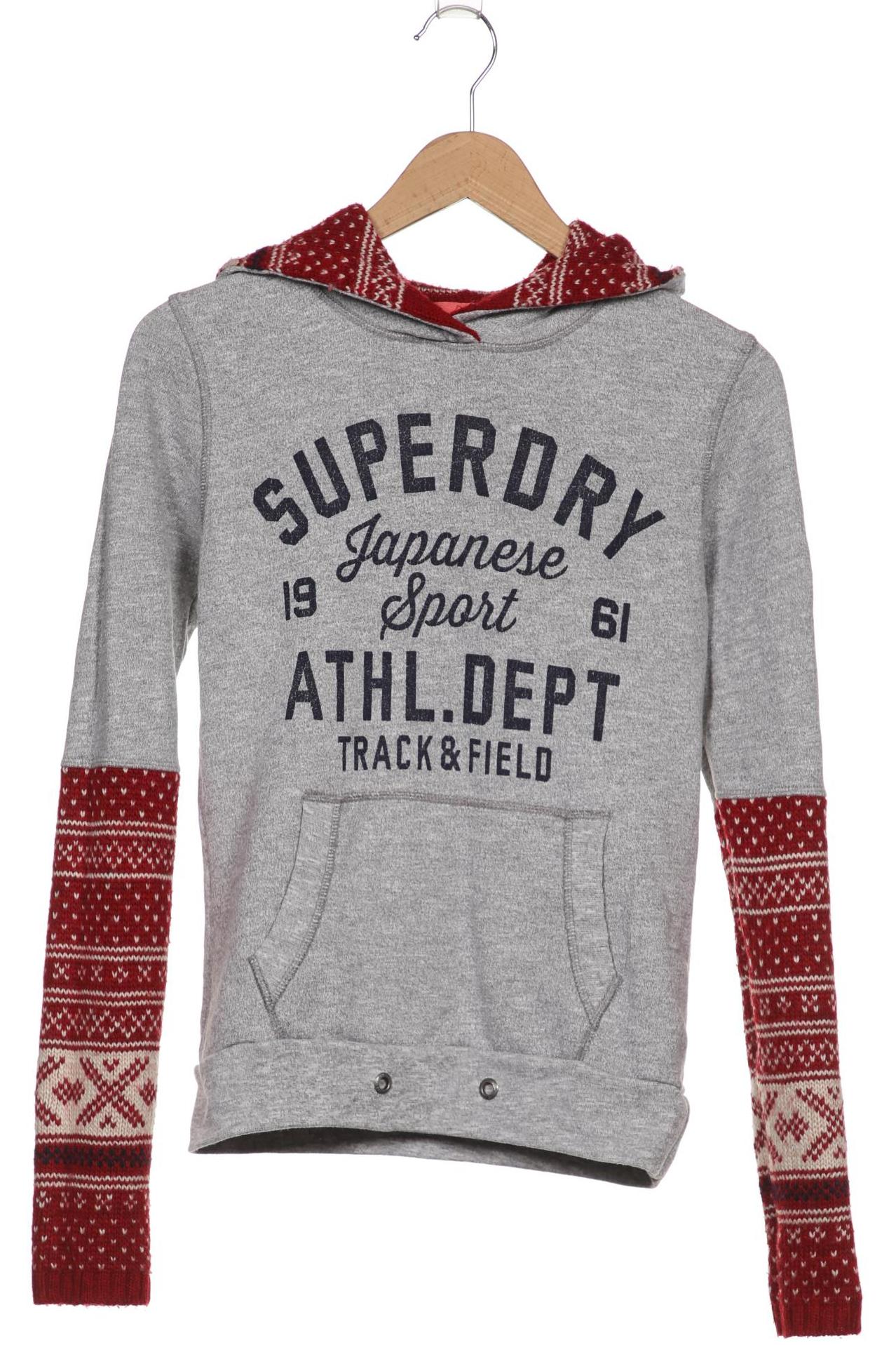 

Superdry Damen Kapuzenpullover, grau