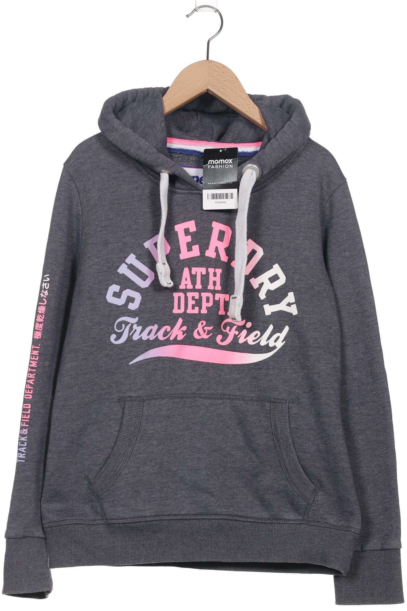 

Superdry Damen Kapuzenpullover, grau, Gr. 38