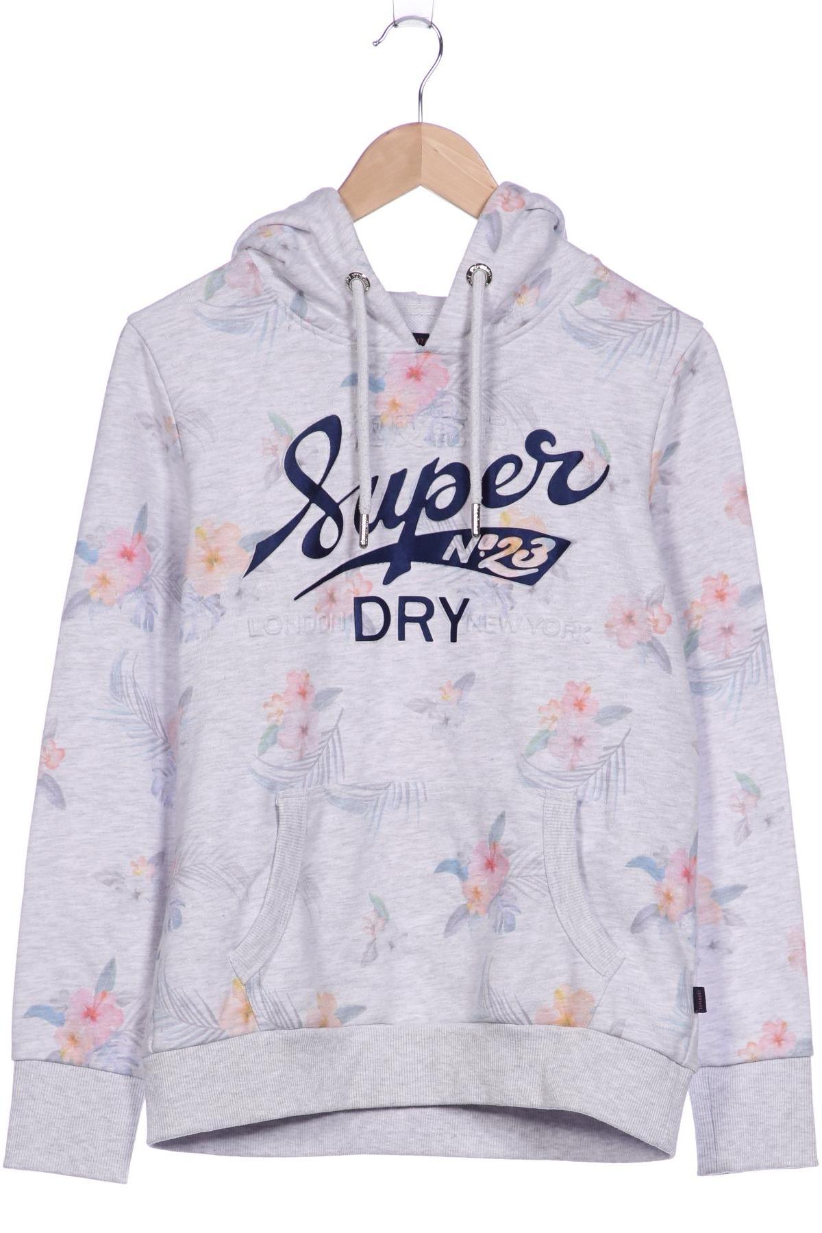 

Superdry Damen Kapuzenpullover, grau, Gr. 42