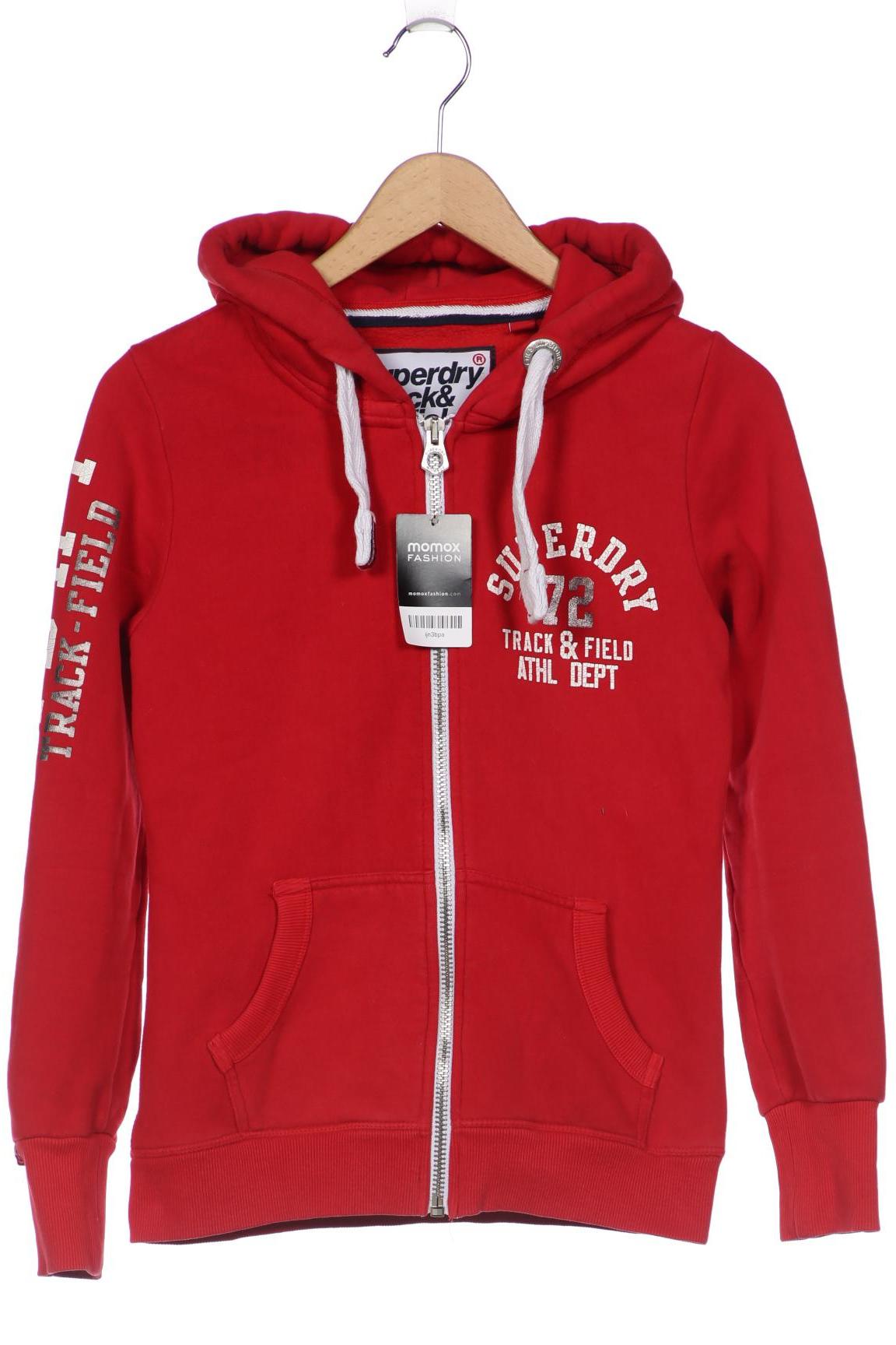 

Superdry Damen Kapuzenpullover, rot, Gr. 38